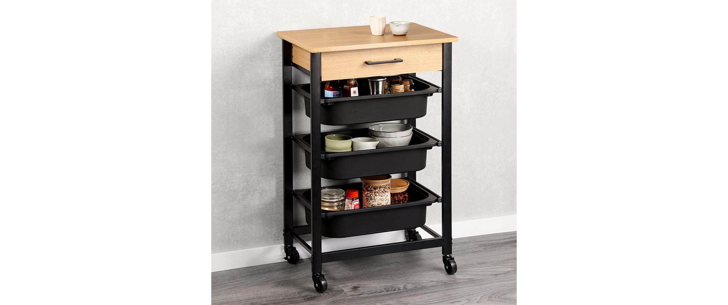 KESPER® Küchenwagen »Kesper Küchenwagen 47 x 81.5 x 37 cm, Keine Angabe«
