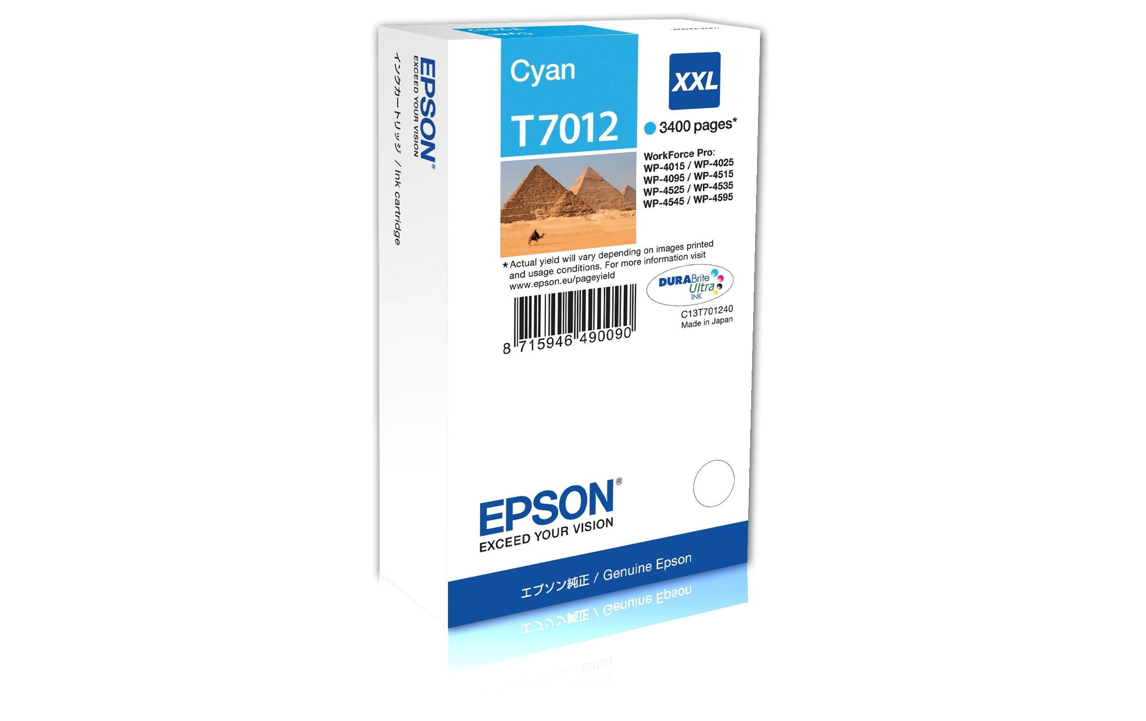 Image of Epson Tonerpatrone »C13T70124010 Cyan« bei Ackermann Versand Schweiz