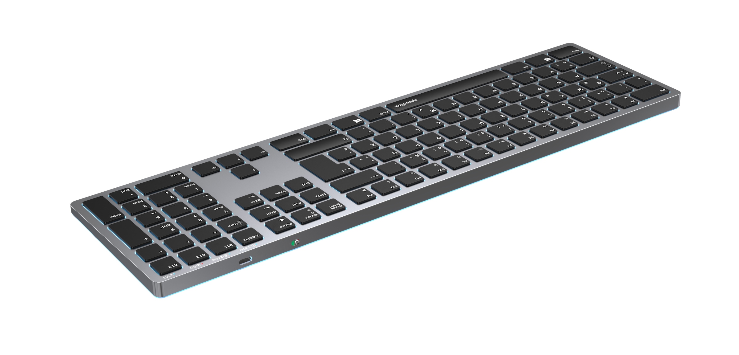 Speedlink Wireless-Tastatur »LEVIA Illuminated Metal Office Scissor Keyboard«, Bluetooth