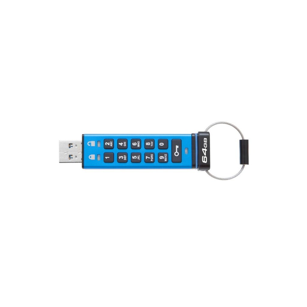 Kingston USB-Stick »DataTraveler 2000 Keypad USB 3,0 64 GB«, (Lesegeschwindigkeit 135 MB/s)