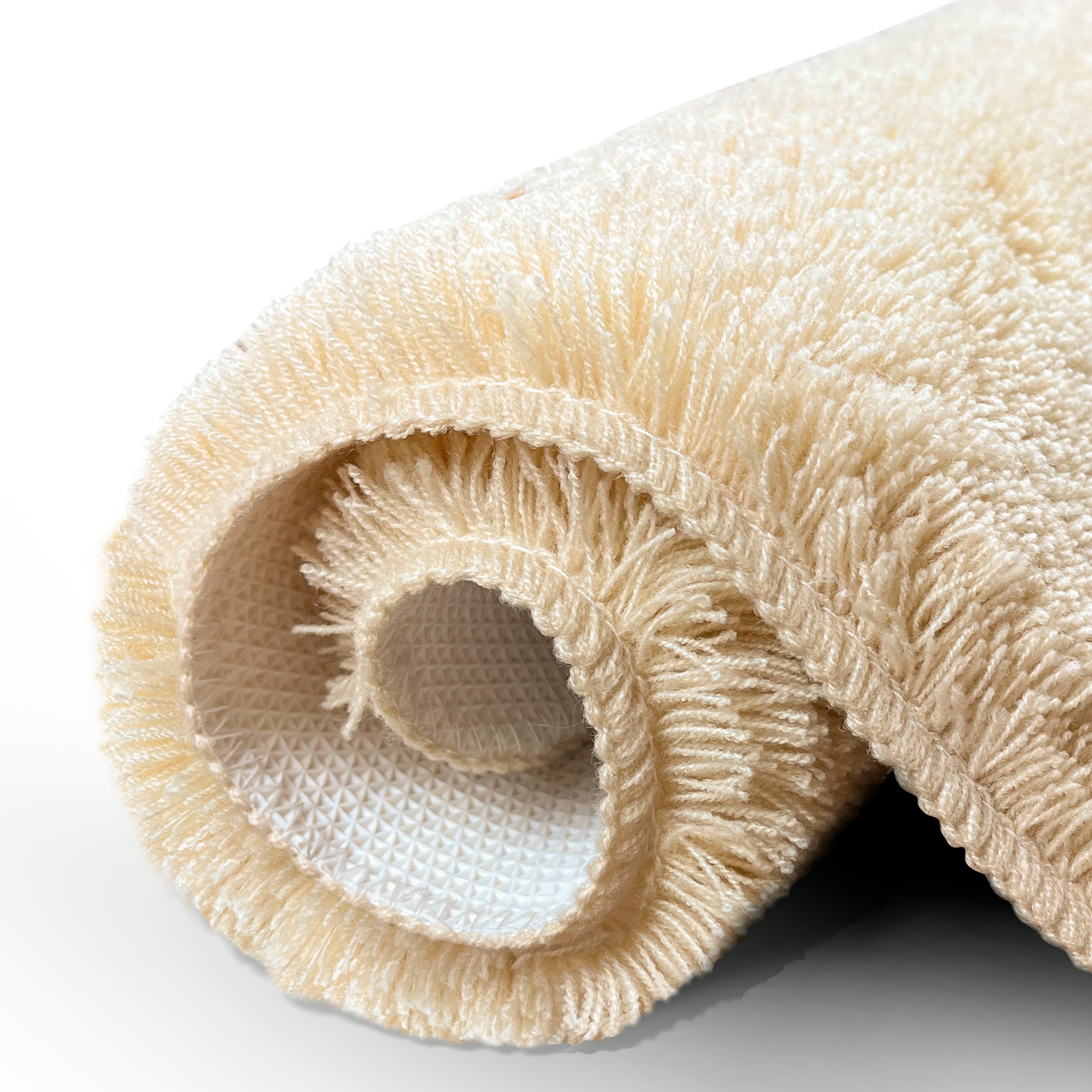 Bruno Banani Badematte »Lana, Badvorleger, Badezimmer Teppich«, rutschhemmend beschichtet, fussbodenheizungsgeeignet-schnell trocknend-strapazierfähig, Badteppich, Badematten, unifarben, auch als 3 teiliges Set & rund