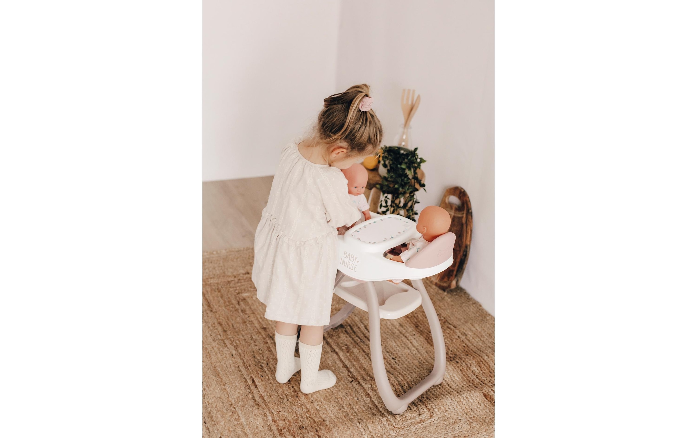 Smoby Puppen Accessoires-Set »Baby Nurse Twin Highchair«