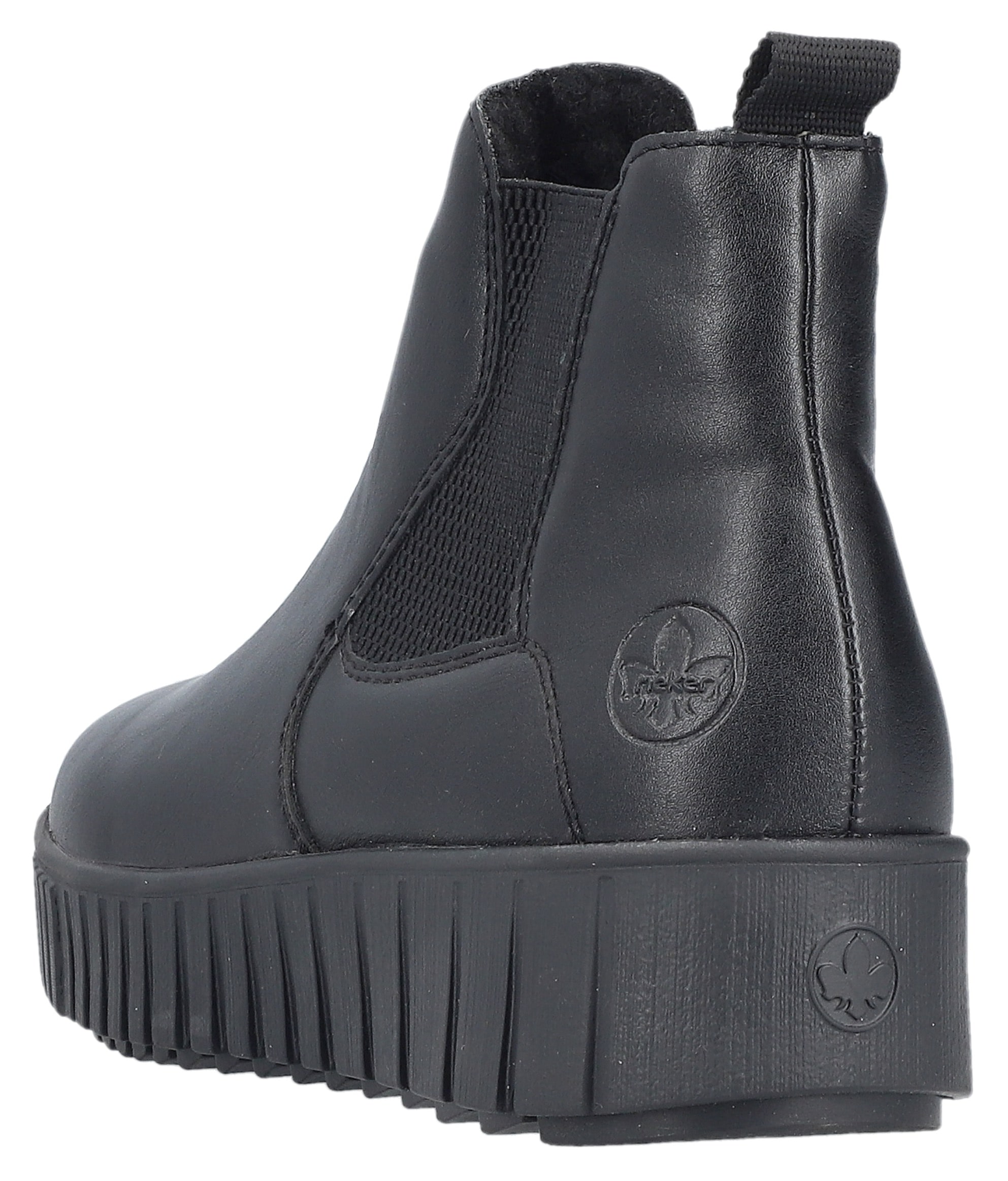 Rieker Bottes d'hiver  chelsea boots, sneakers à plateforme, bottines, fermeture éclair et stretch
