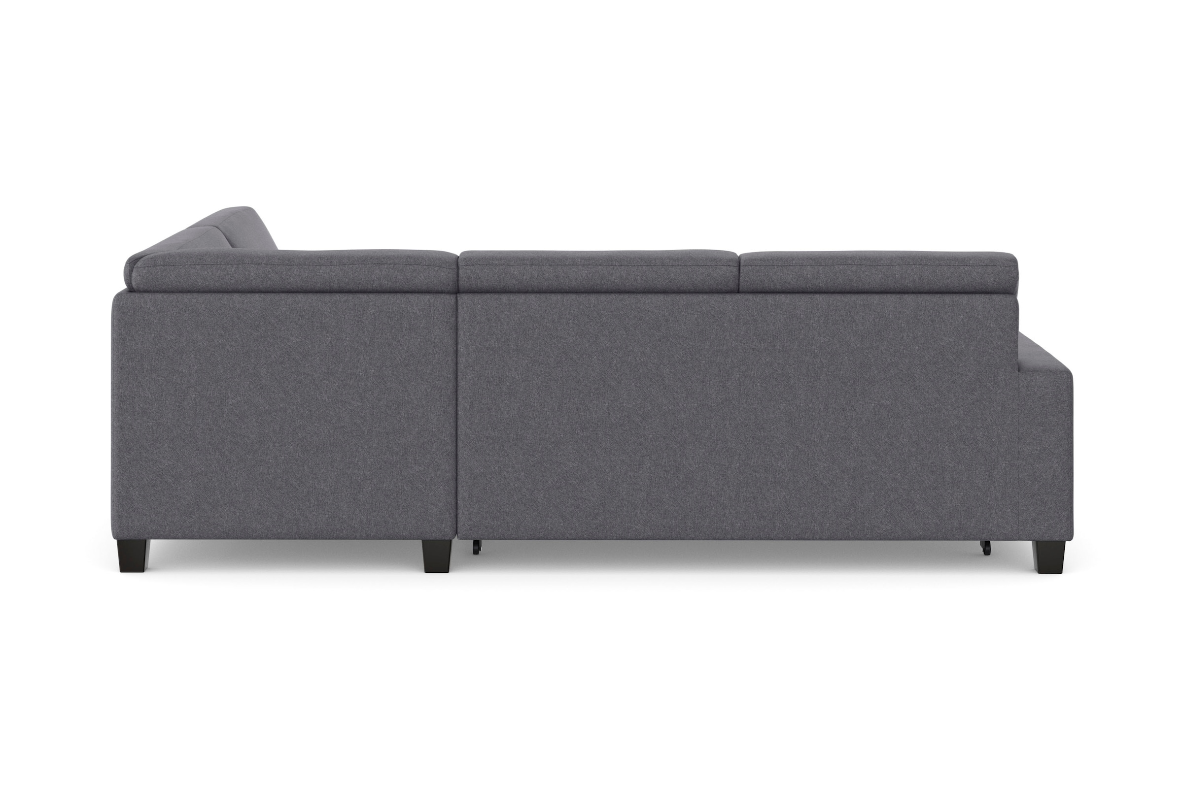 DOMO collection Ecksofa »Florentina zeitlos und elegant, Sitznähte als Designelement, L-Form«, wahlweise mit Bettfunktion, mit Kontrastnaht, Komfortsitzhöhe 47cm