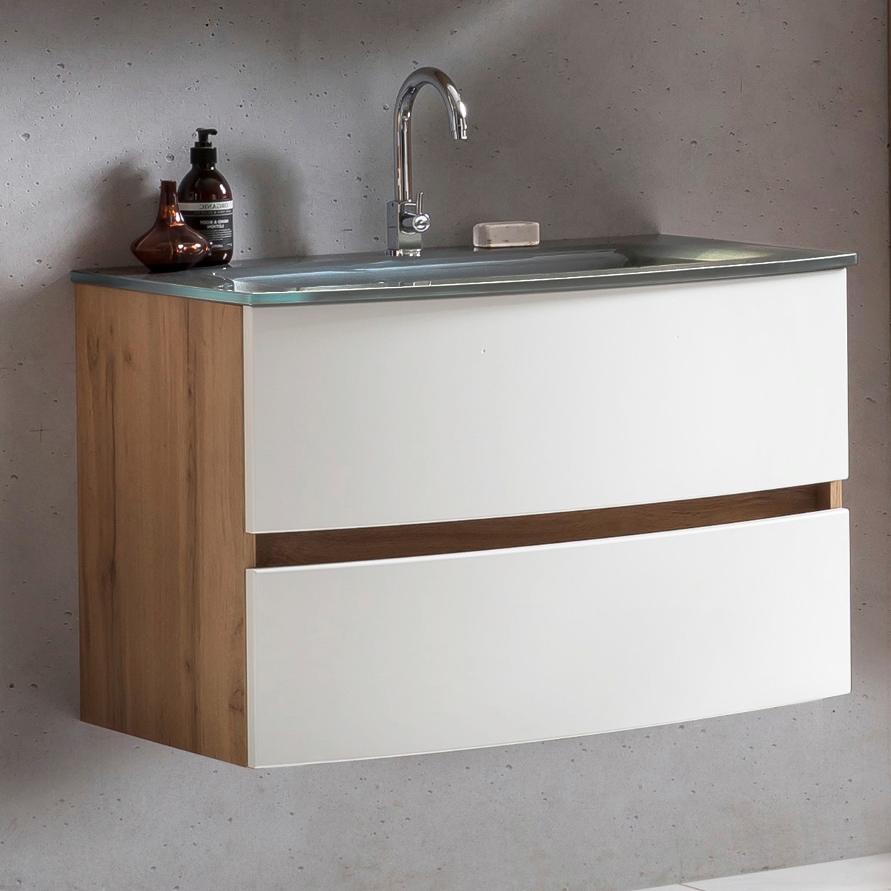 welltime Waschtisch »Kaunas«, Breite 80 cm, mit Soft-Close Funktion