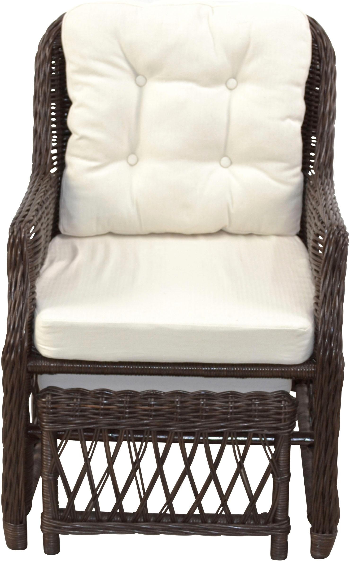 Home affaire Rattanstuhl, Handarbeit, Masse (B/T/H): (67/75/91)