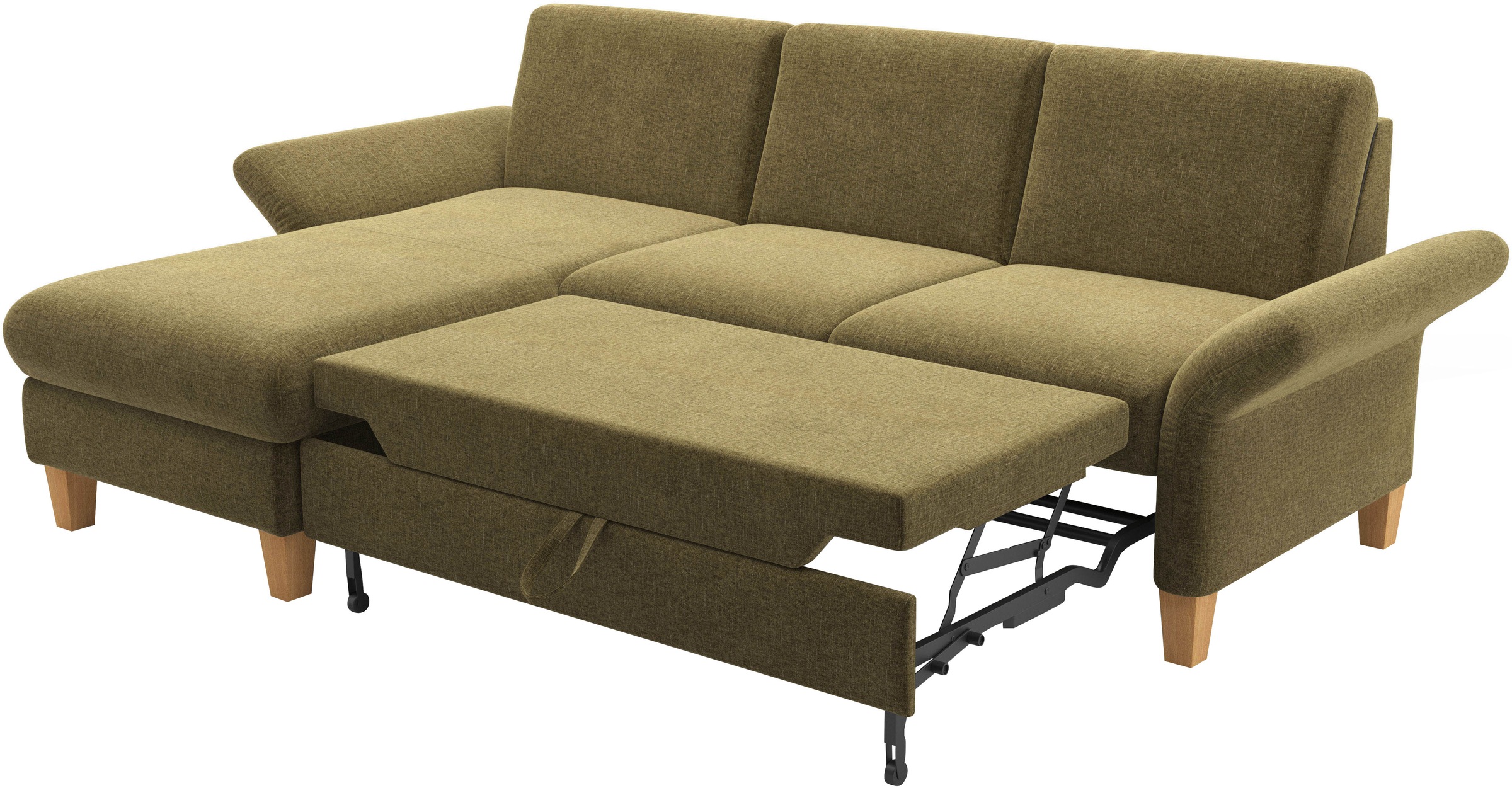 Home affaire Ecksofa »Rochelle, L-Form«, wahlweise mit Armteilverstellung, Bettfunktion und Bettkasten