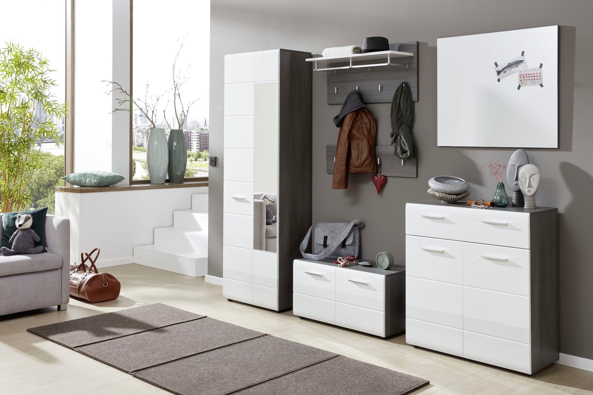 Home affaire Garderobenpaneel »Sovana« Wandpaneel zur Wandmontage - (B/T/H) 80/2/21 cm