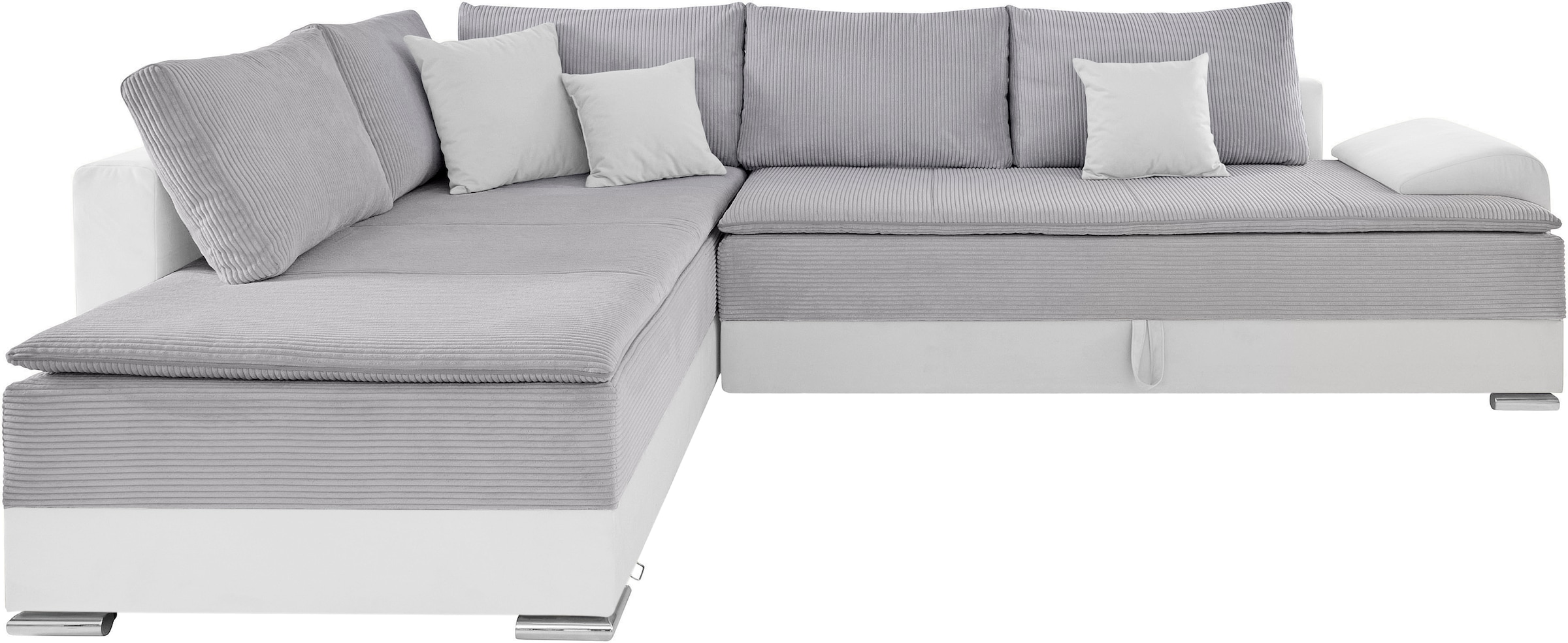 INOSIGN Ecksofa »Night & Day L-Form mit Dauer-Schlaffunktion mit Armlehne«, mit Boxspring-Bettfunktion 180x200 cm und Bettkasten, Dauerschläfer!