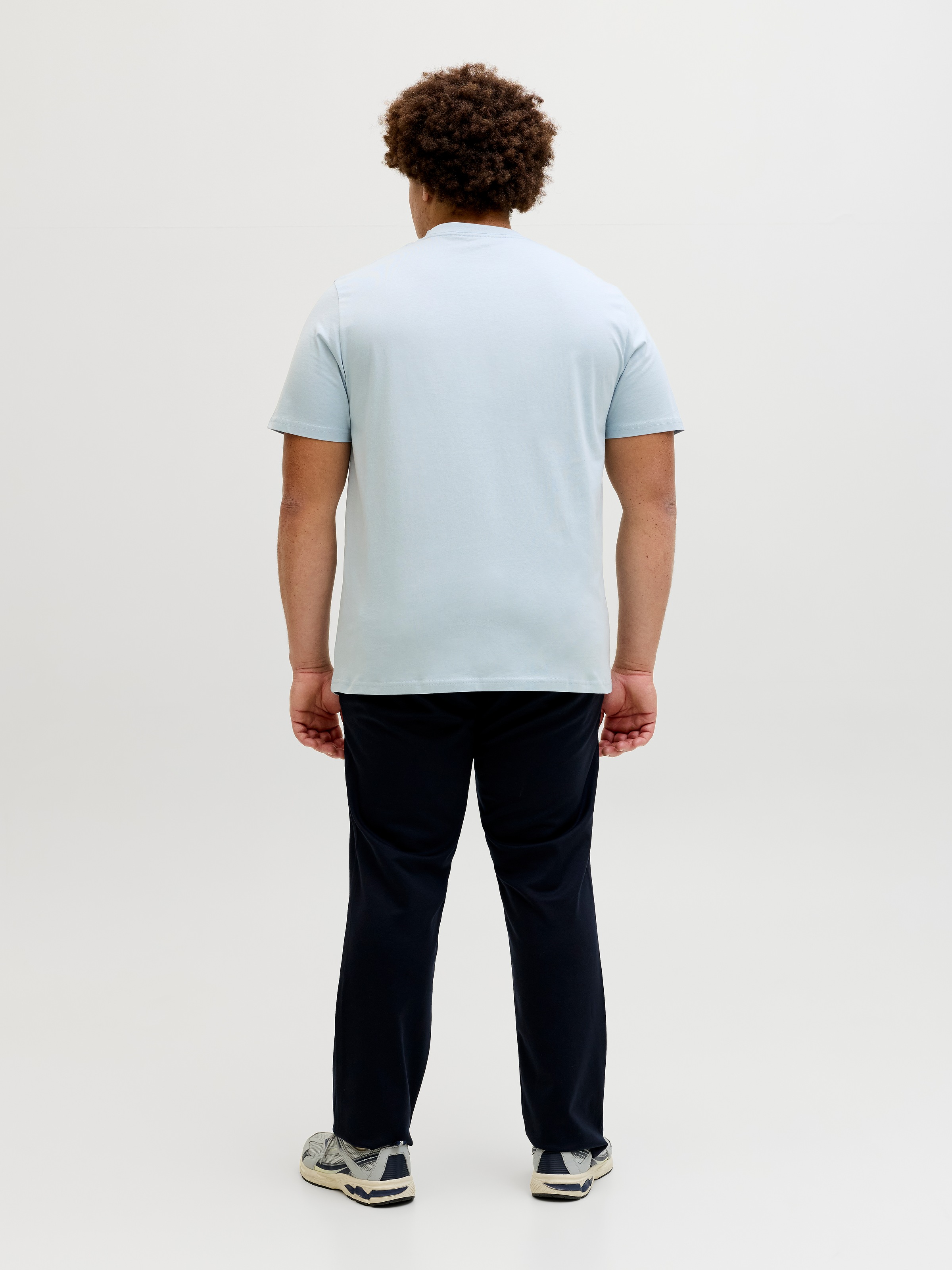 Jack & Jones PlusSize Rundhalsshirt »JJESOHO TEE SS CREW NECK NOOS PLS« Baumwolle, regular fit