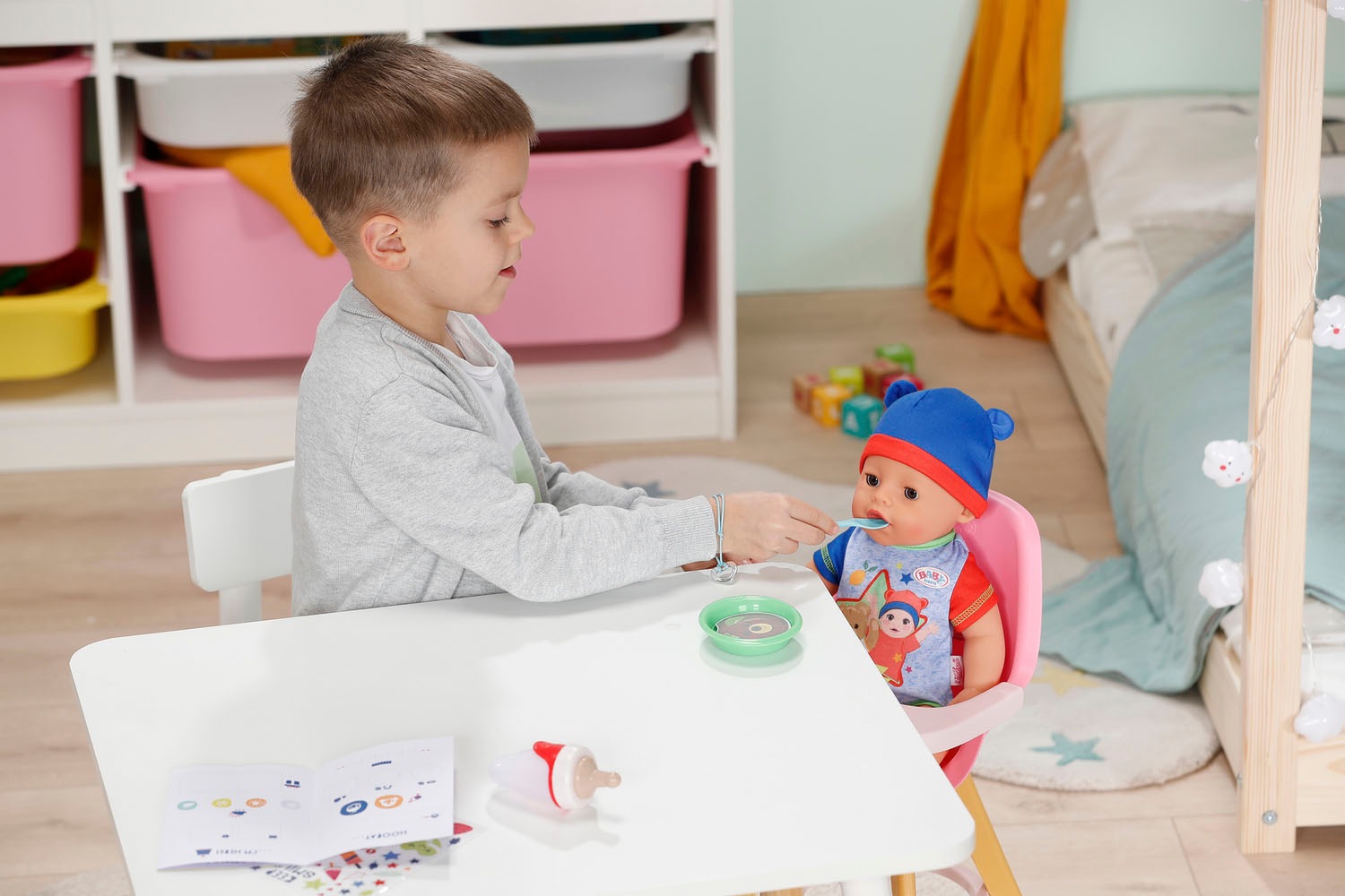 Baby Born Babypuppe »Jonas, 43 cm« mit 10 lebensechten Funktionen