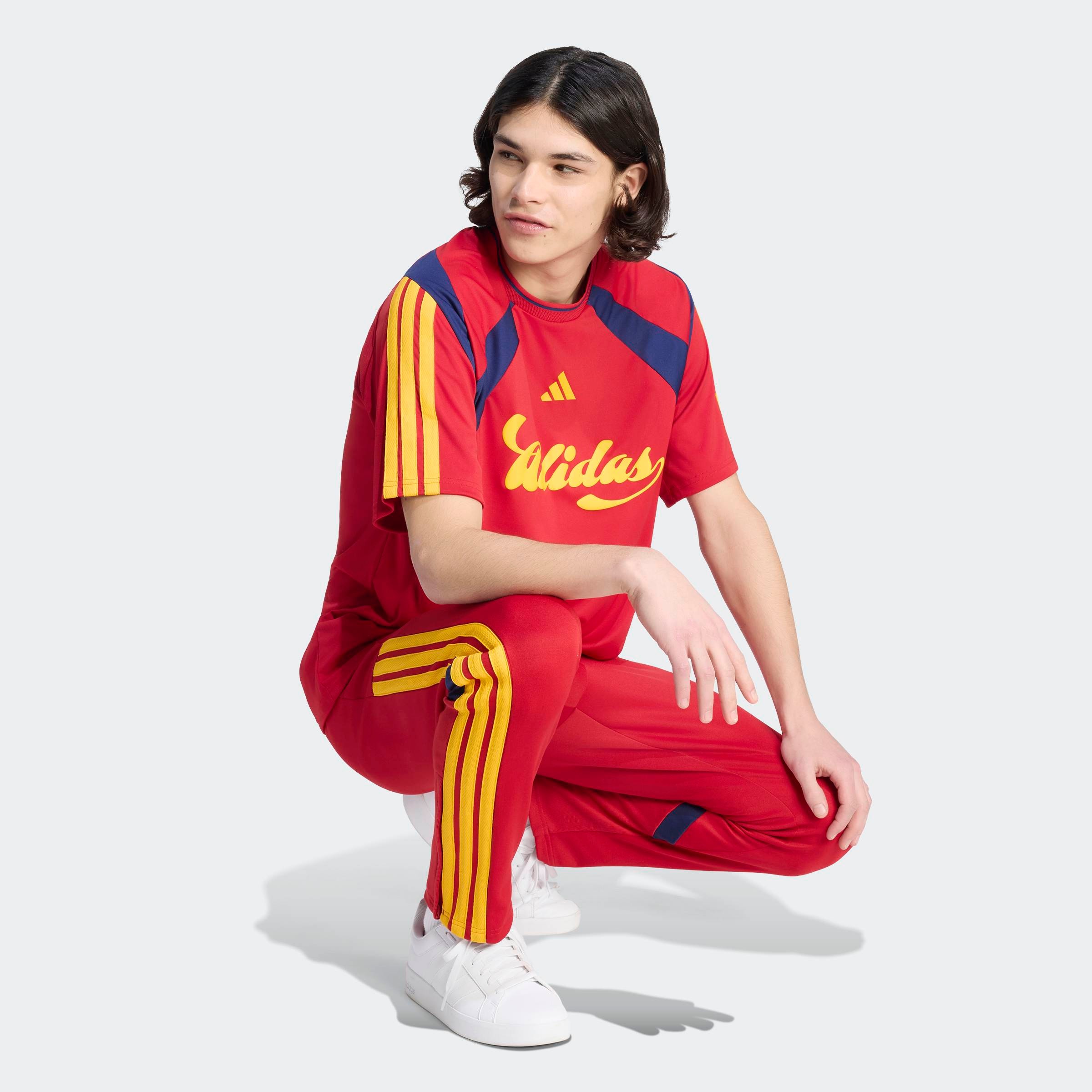 adidas Sportswear T-shirt »M TIRO NP TEE« col rond, coupe normale, bord droit
