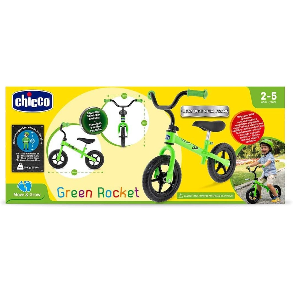 Chicco Laufrad »Green Rocket Hellgrün«