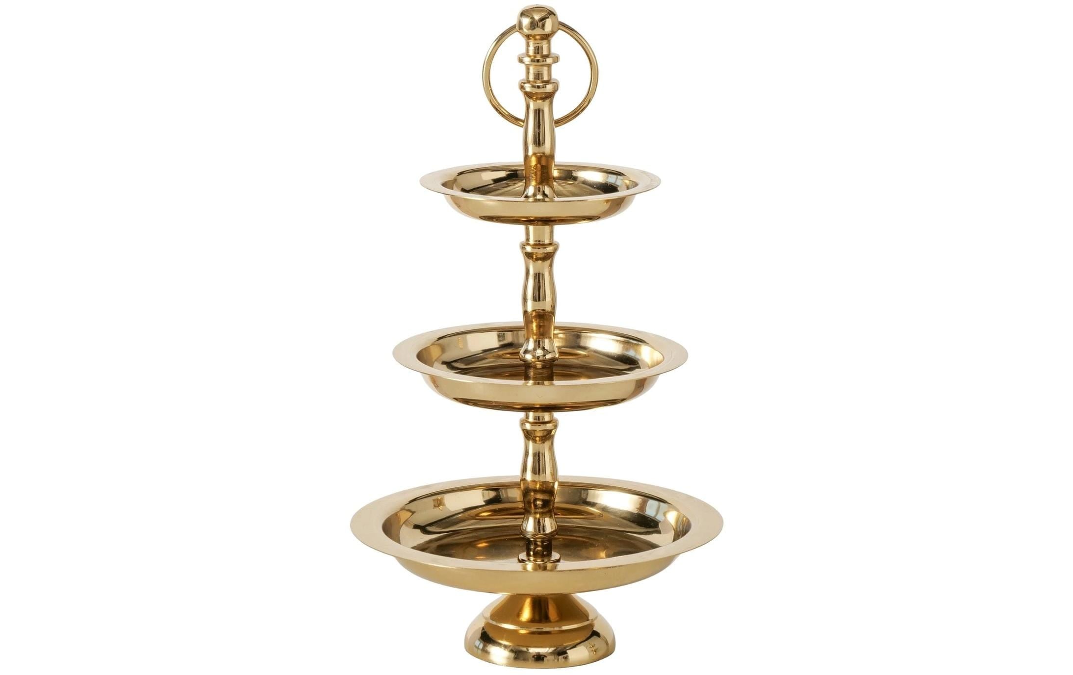 Image of BOLTZE Etagere "Liliane, Gold" Etagere aus Edelstahl