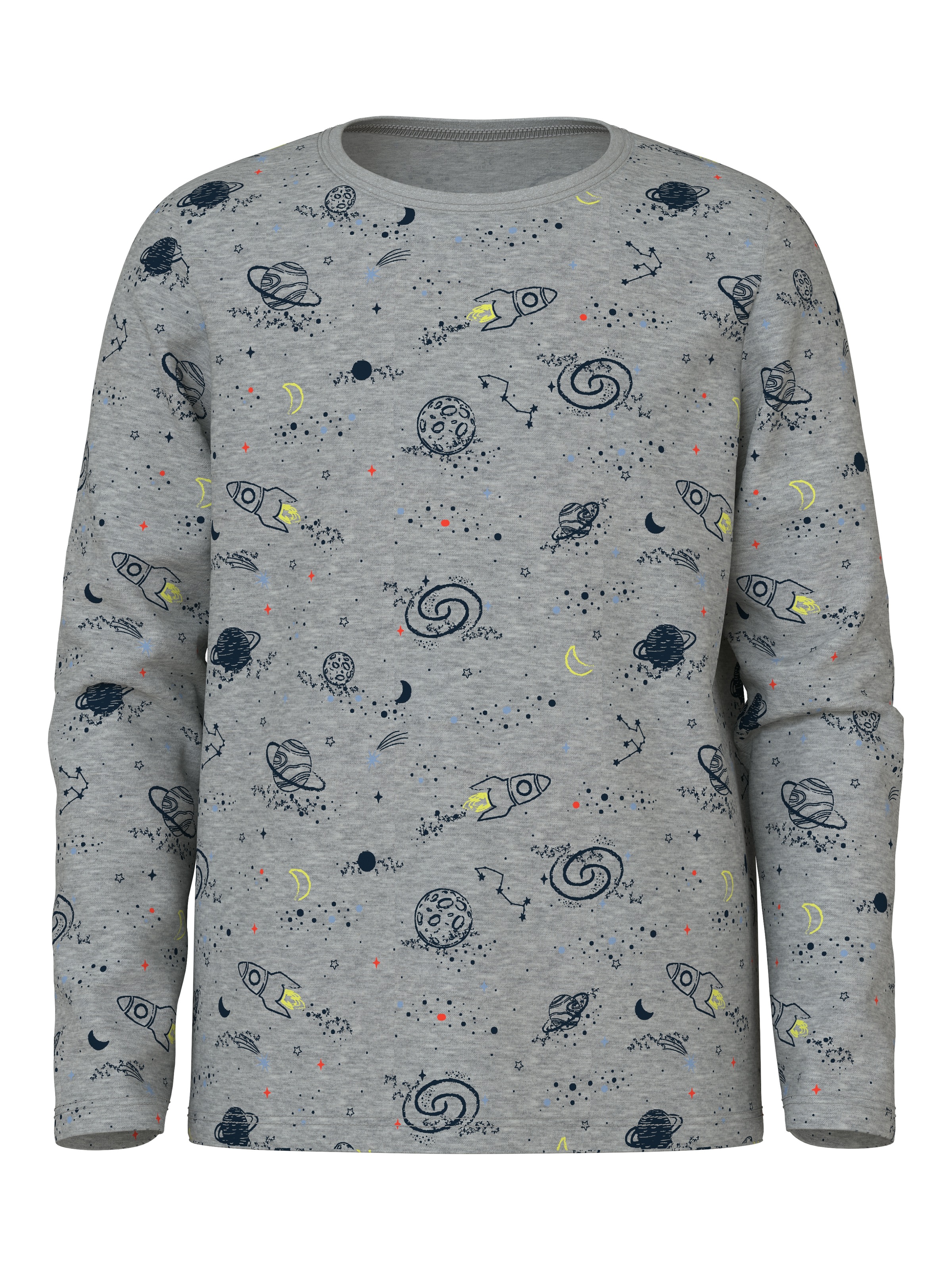 Name It Schlafanzug »NKMNIGHTSET GREY SPACE NOOS« Set, 2 tlg.