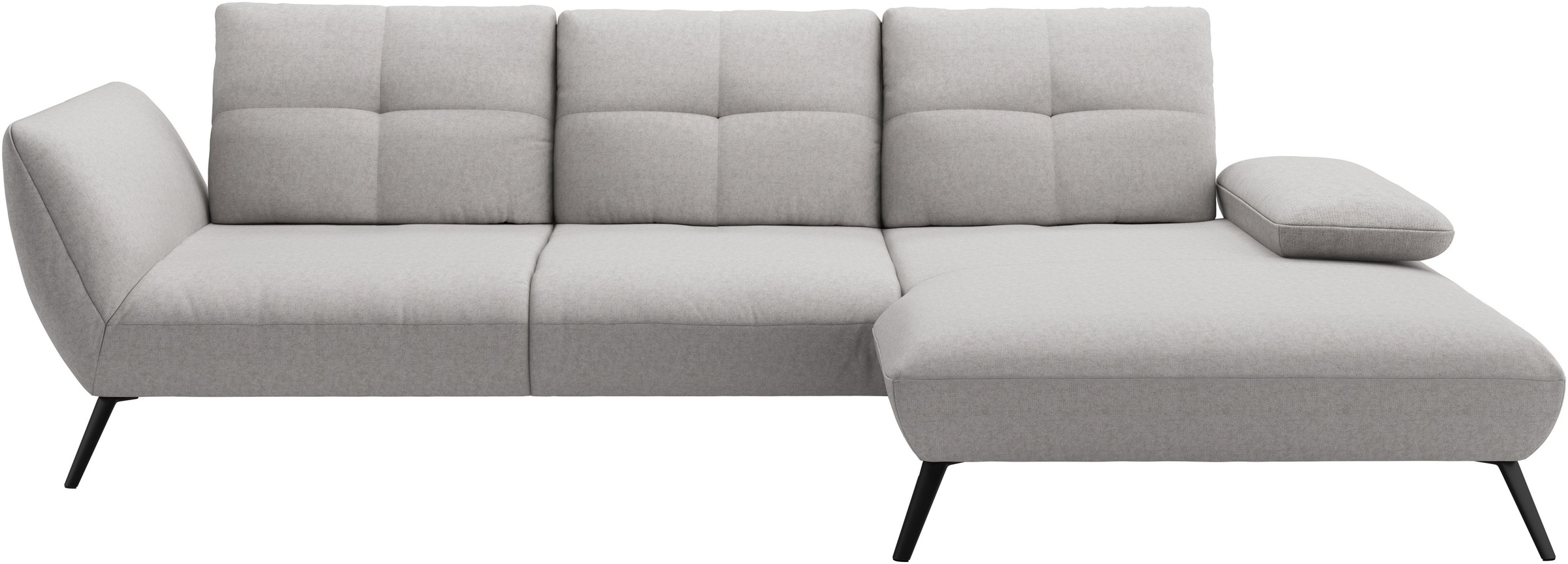 Places of Style Ecksofa »Mikado L-Form«, inkl. Sitztiefenverstellung und Armteilverstellung