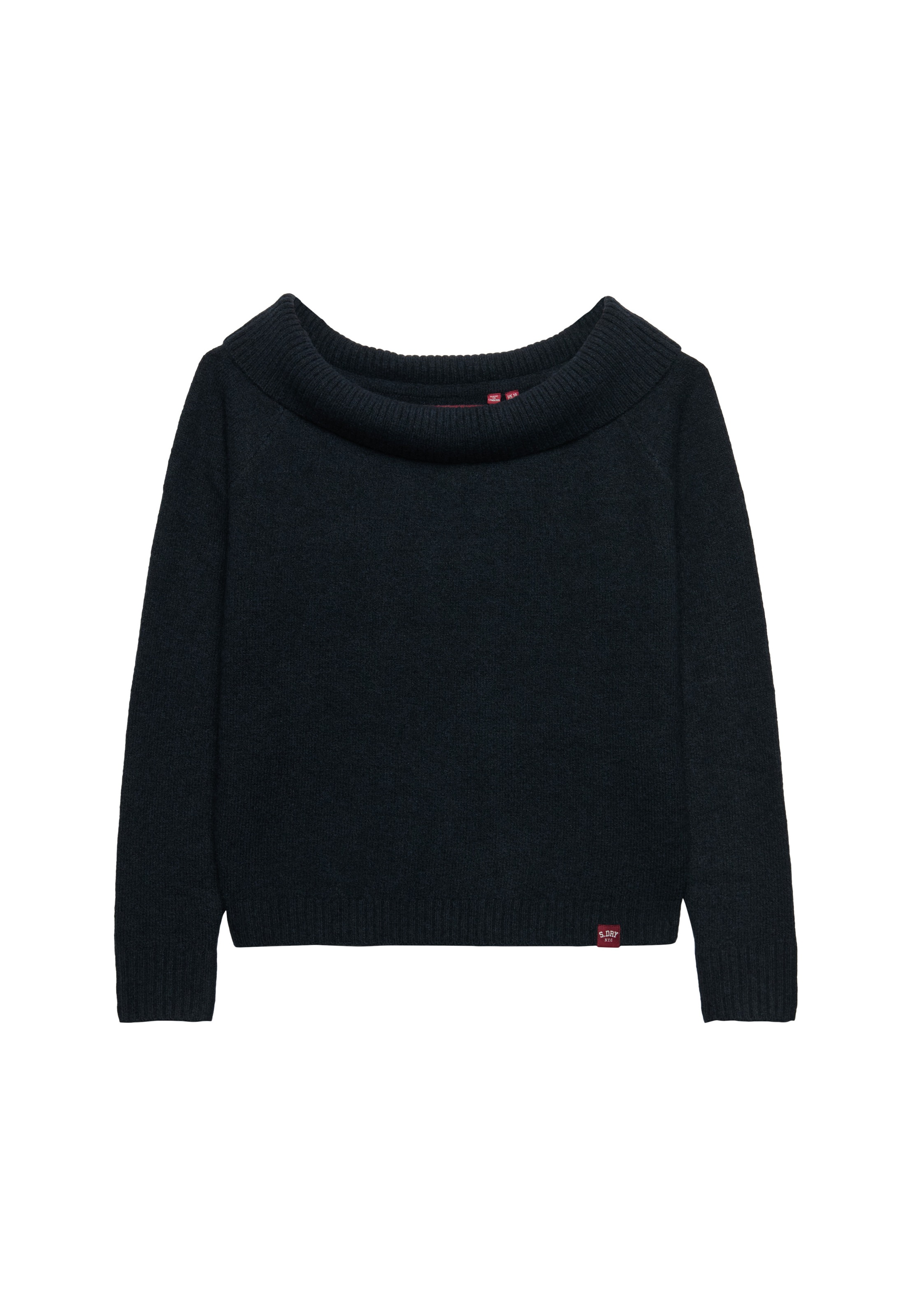 Superdry Pull en tricot »BARDOT KNITTED JUMPER« Materialmix, hochwertig mit Woll-Anteil