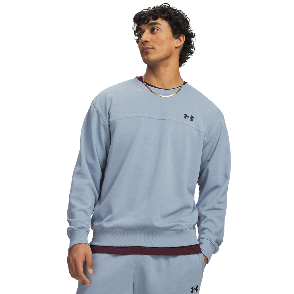 Image of Under Armour Sweatshirt "UA RIVAL LW CREW", lockere Oversized-Passform, für Sportmode und aktive Freizeit