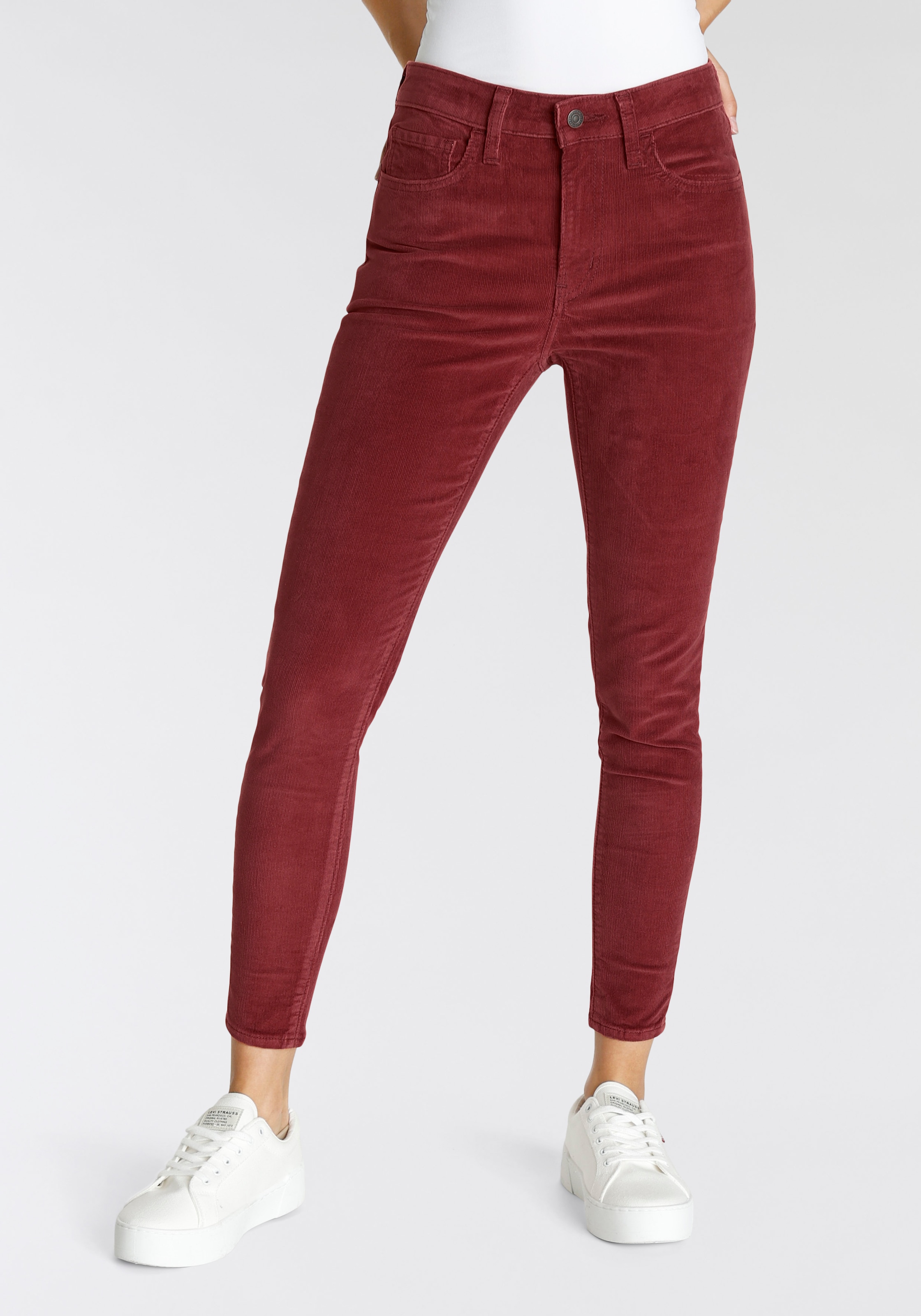 Levi's® Cordhose »721 HIGH RISE SKINNY«, Feincord Qualität