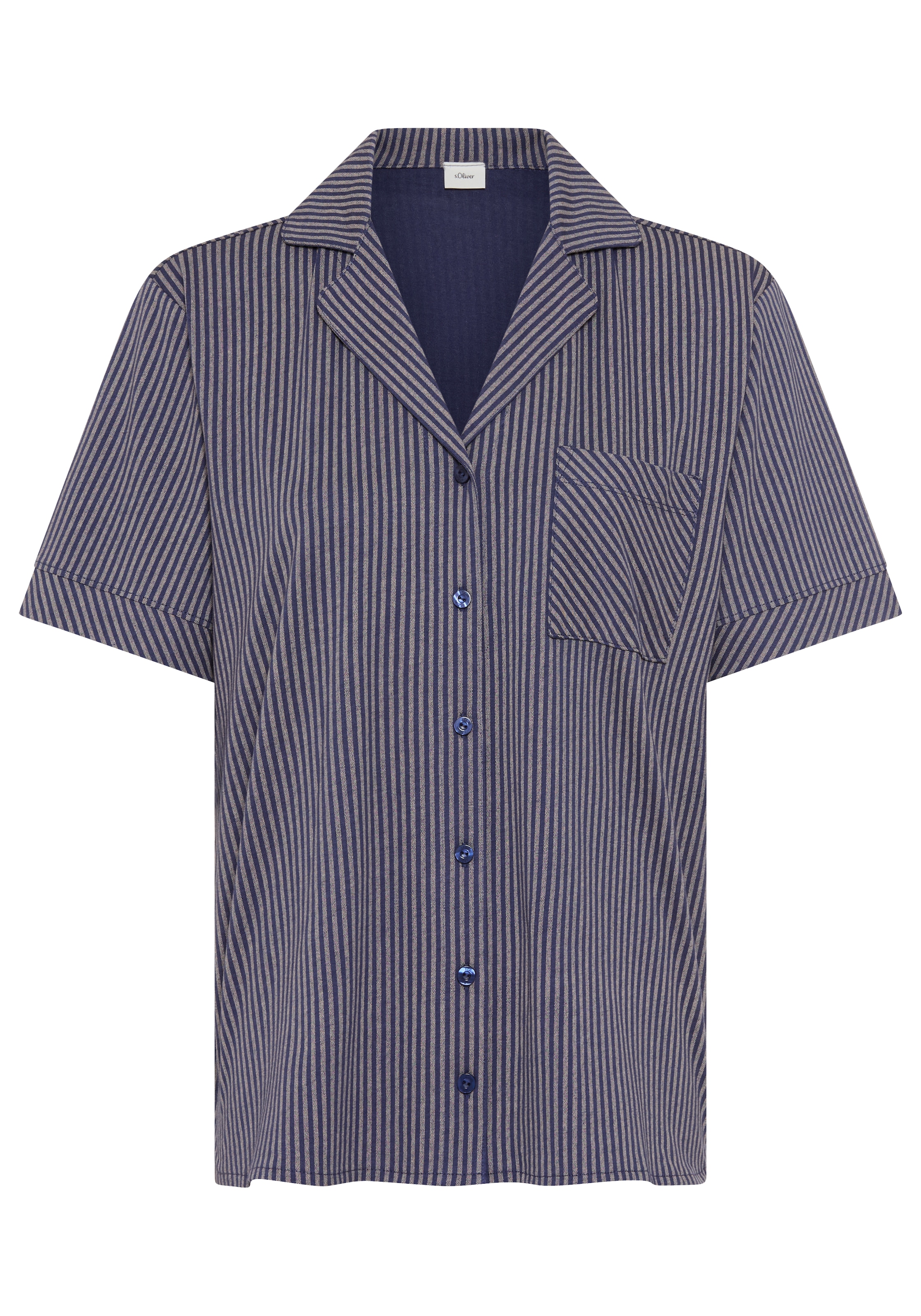 Image of s.Oliver Pyjamaoberteil 1 mit aufgesetzter Brusttasche