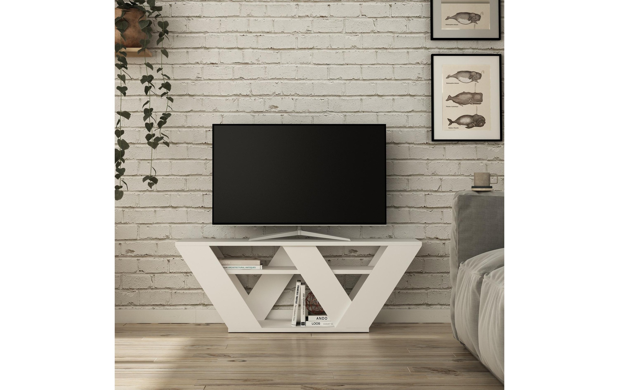 WOODY FASHION Support TV »Pipralla 110 x 30 cm«