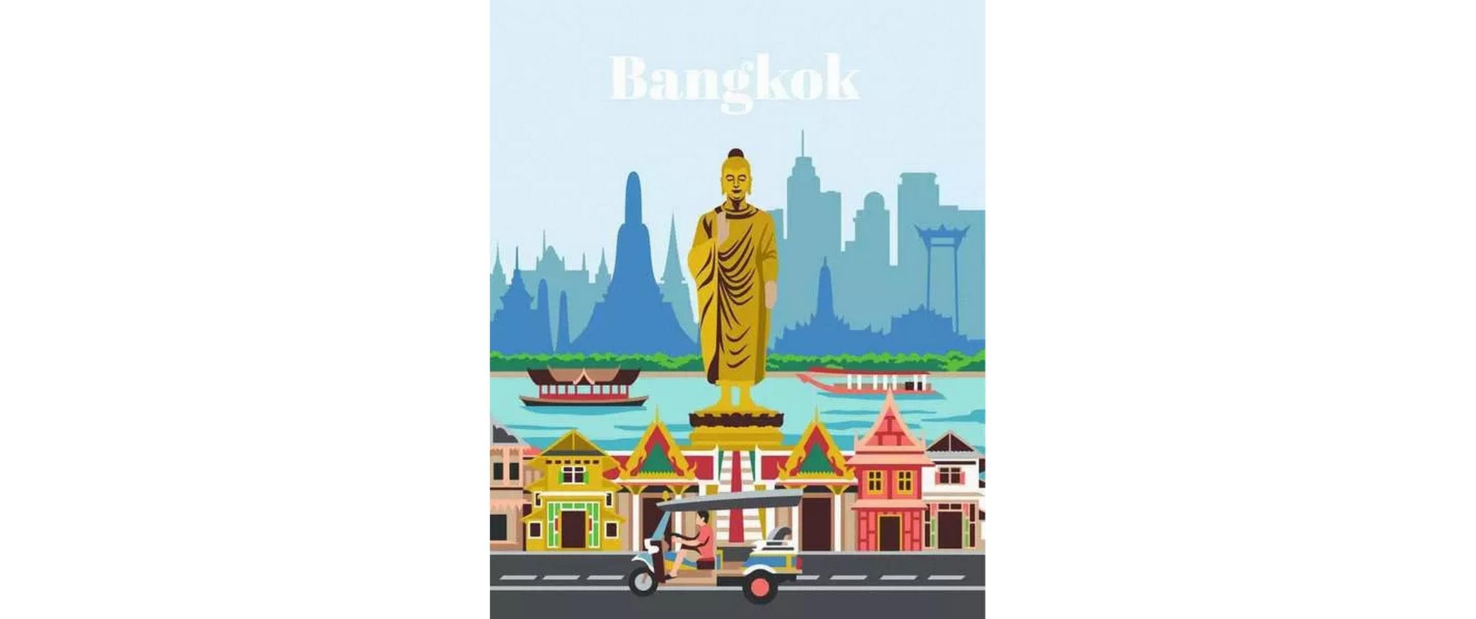 Ravensburger Peinture par numéros »CreArt Citys Farbenfrohes Bangkok«