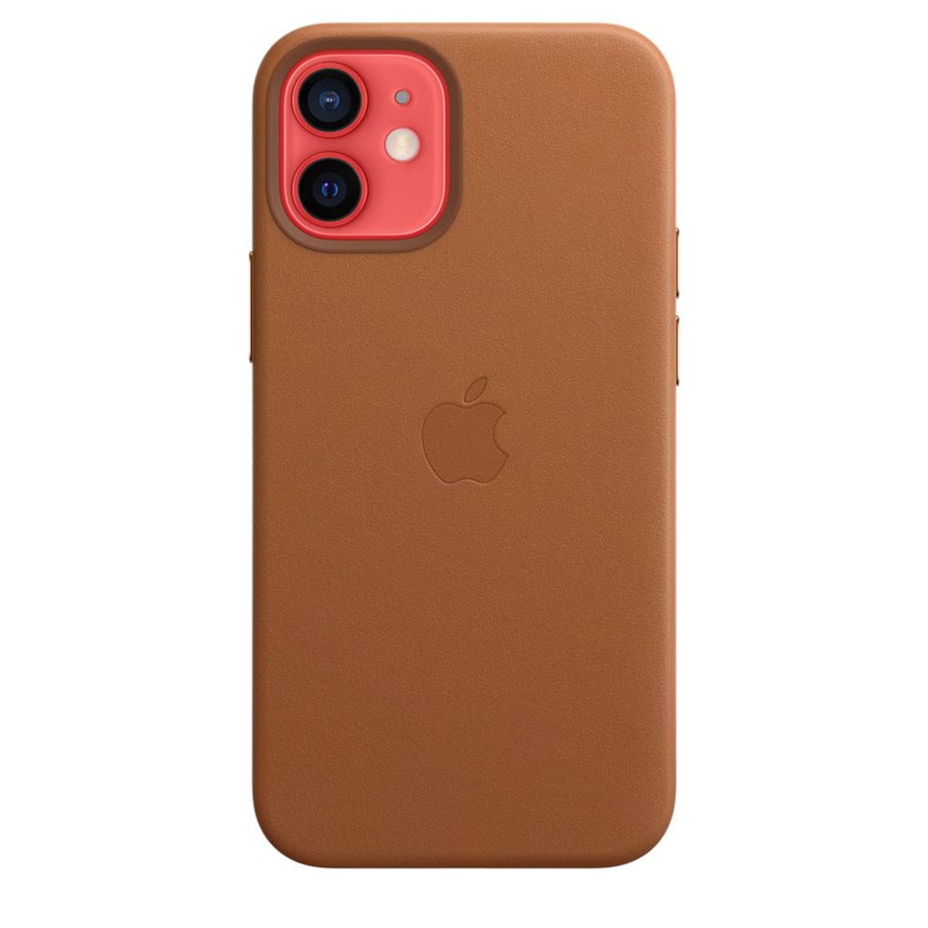 Apple Smartphone-Hülle »Apple iPhone 12 Mini Leder Case Mag Brown«, iPhone 12 Mini, 13,7 cm (5,4 Zoll)