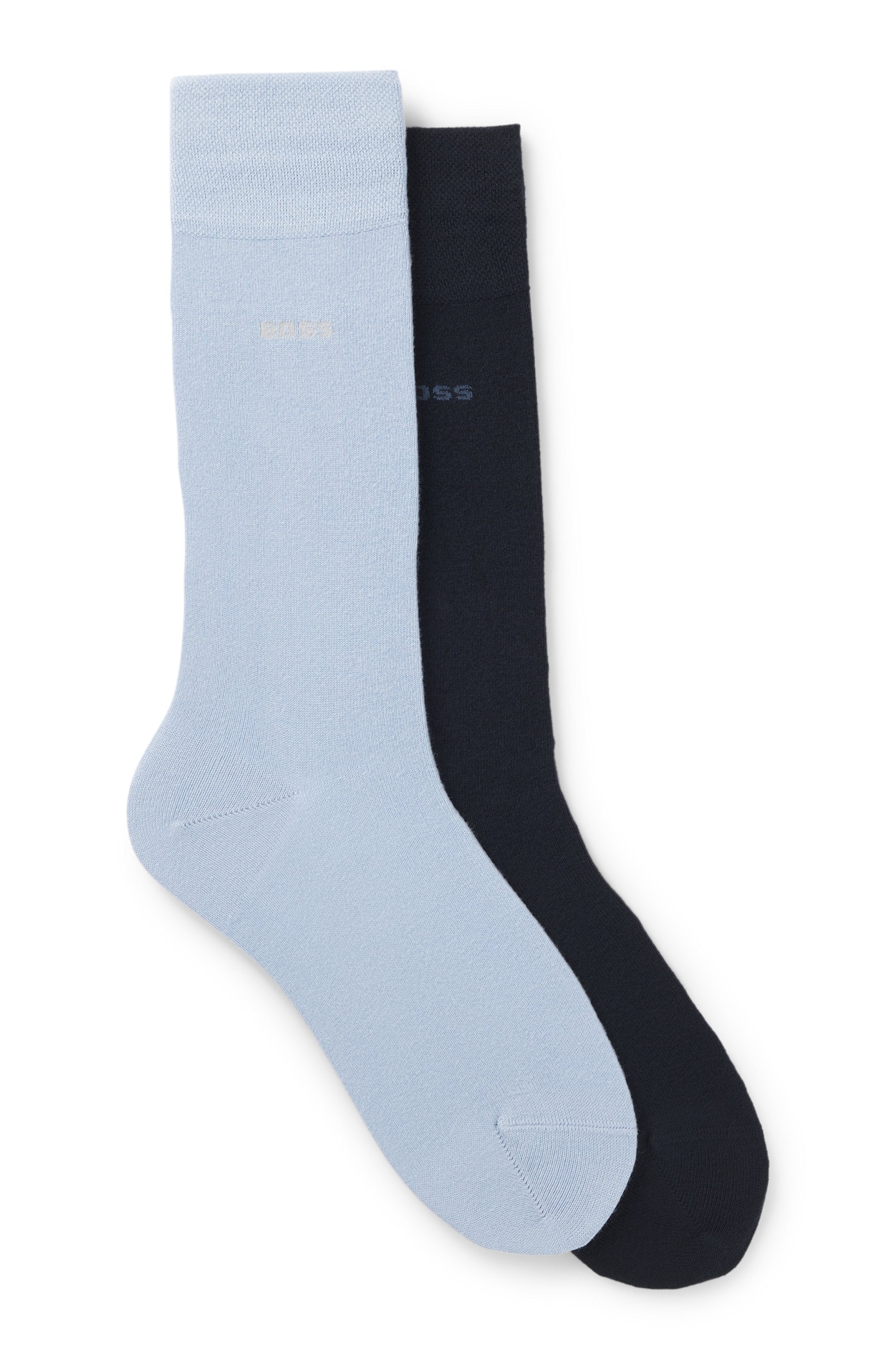 Image of BOSS Businesssocken "2P RS Bamboo 1027" Packung, 2 Paar tlg. mit Strickbündchen
