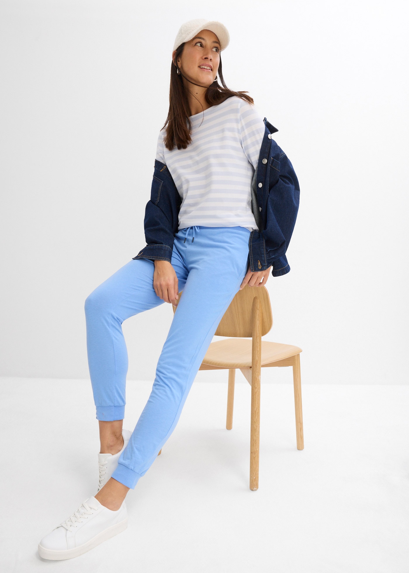 bonprix T-shirt 1 bequeme Passform, 3/4-Ärmel, für Frühling und Sommer