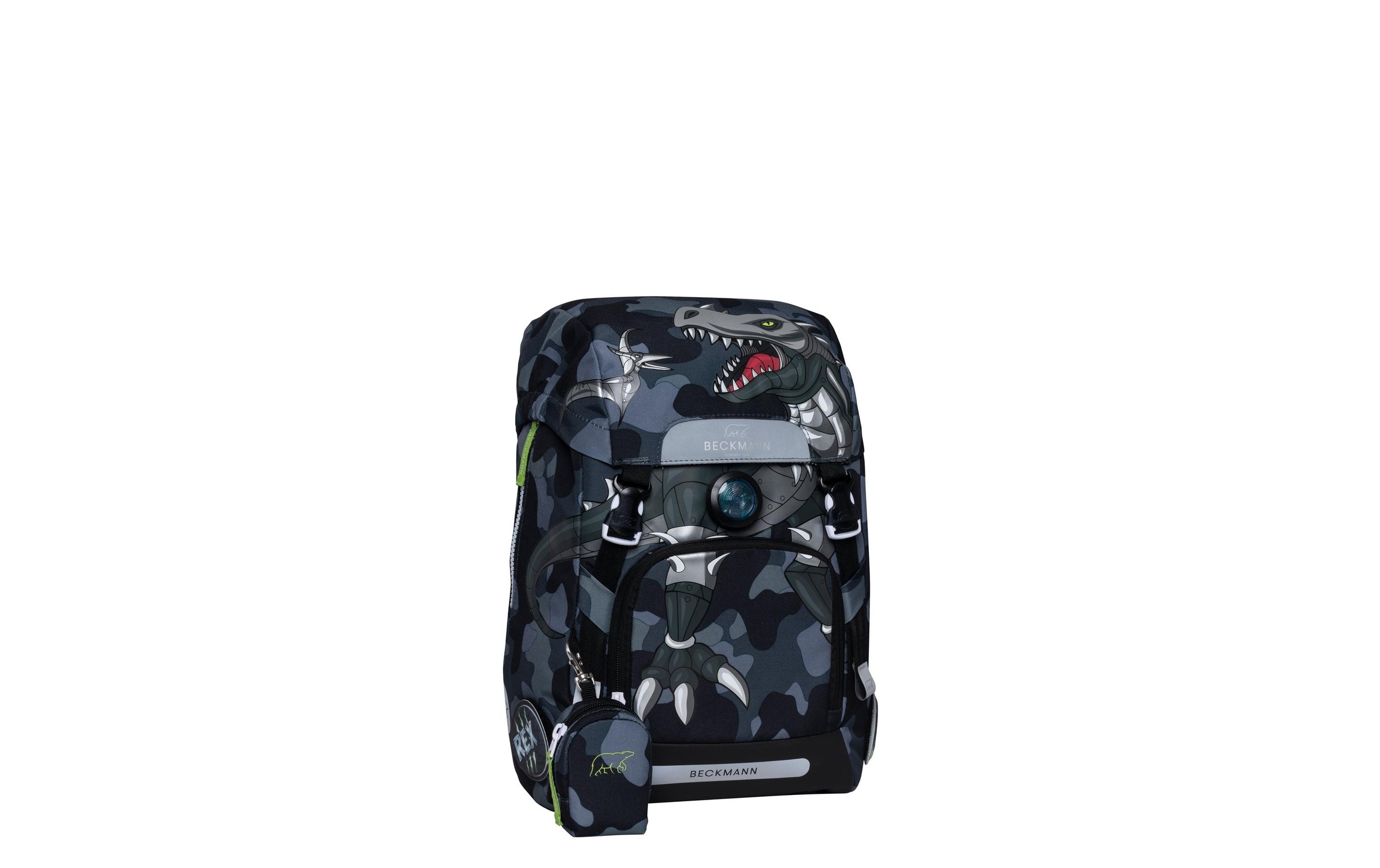 Beckmann Schulrucksack »Classic Set Camo Rex 6-teilig«