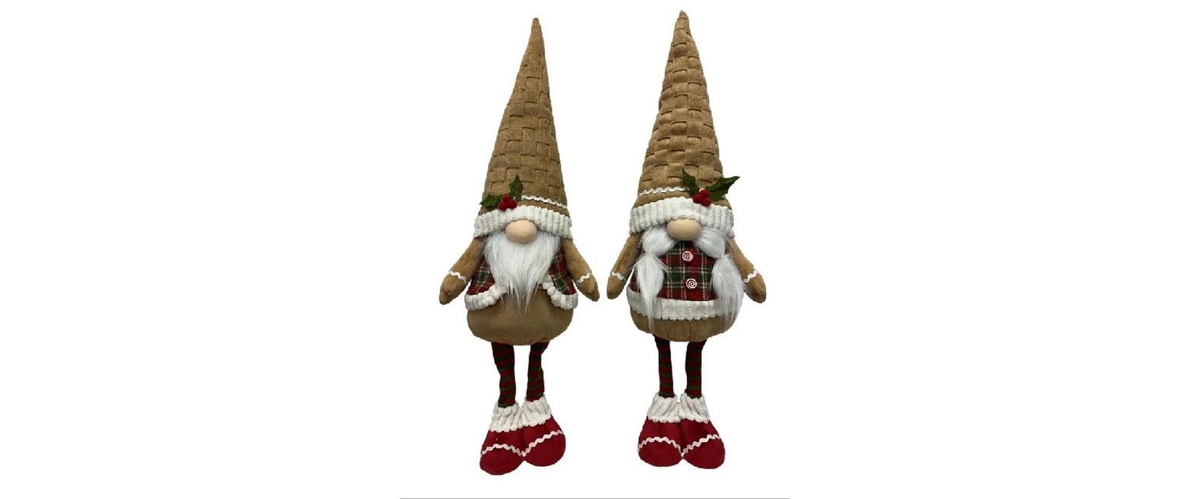 Image of Weihnachtsfigur "Dameco Wichtel stehend 2 Stück"