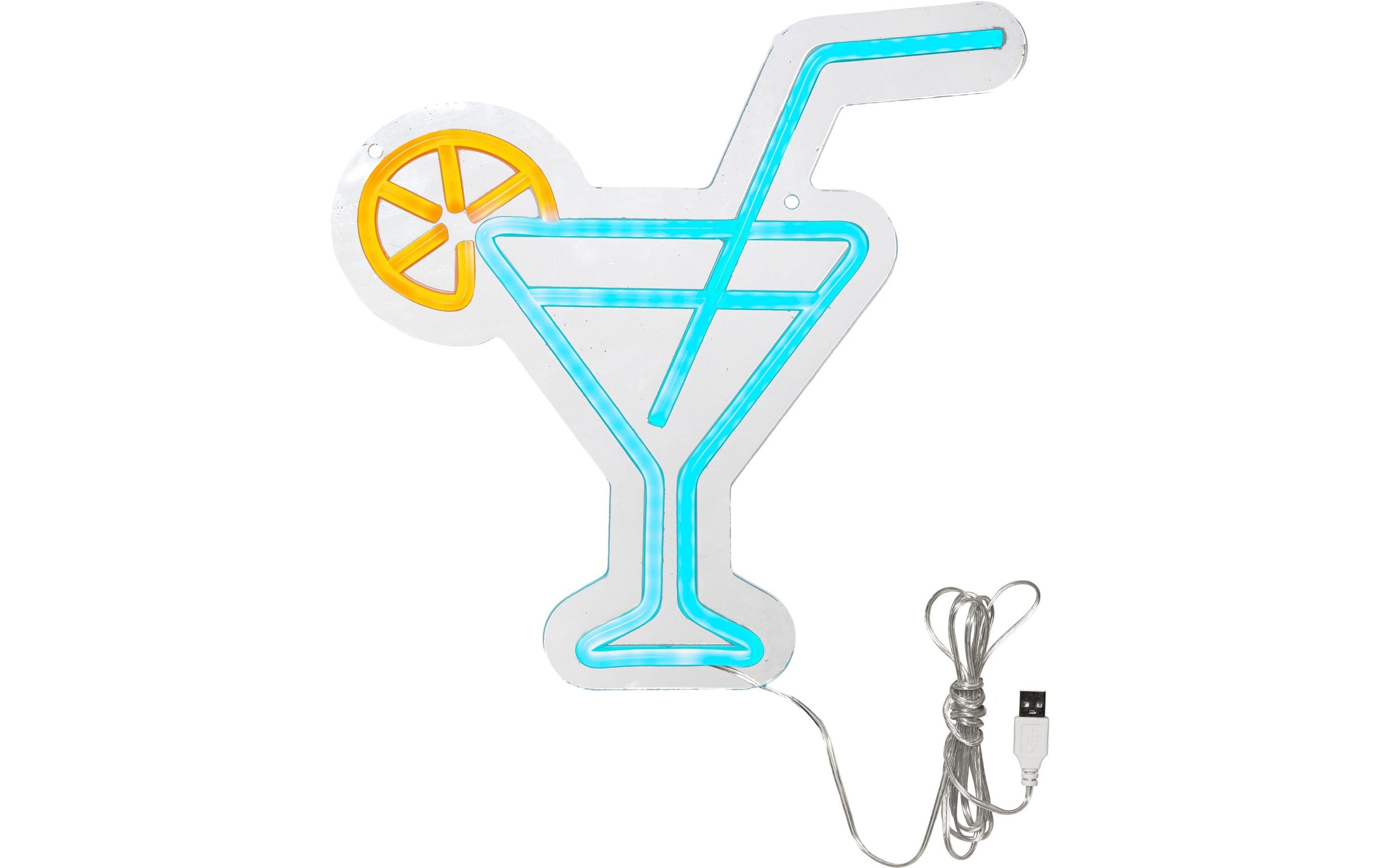 Image of Parforce Traditional Hunting Dekoobjekt "Indoor Plexy Cocktail Indoor, Multicolor, 30 cm" Leuchtende Plexiglas-Dekoration Cocktail