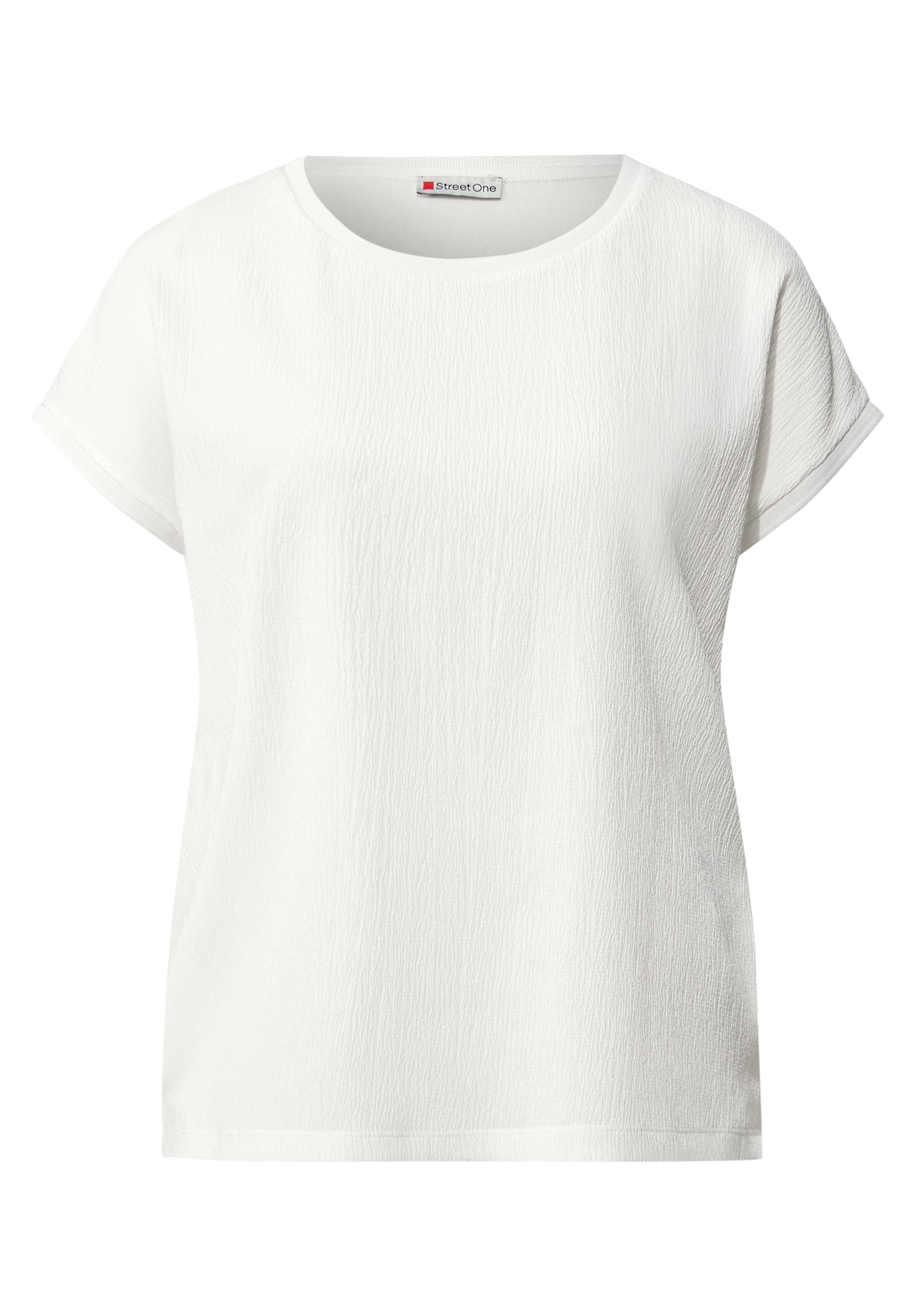STREET ONE T-Shirt, im Struktur-Mix