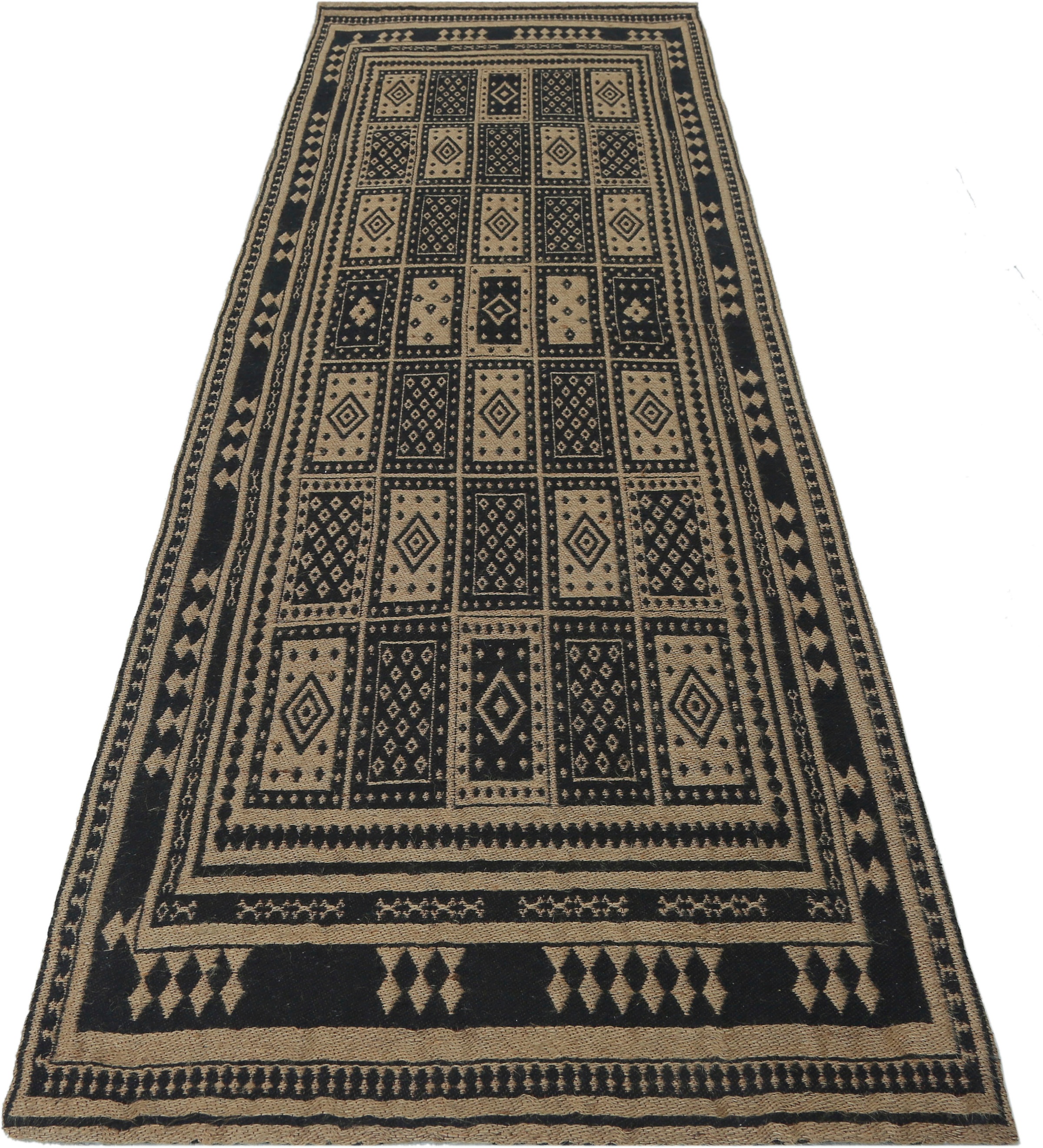 Image of DELAVITA Läufer »Alvar«, rechteckig, 12 mm Höhe, Teppich-Läufer, Teppichläufer, Brücke, gewebt, weicher Flor, aus natürlichen Fasern: Jute und Baumwolle, idealer Teppich für Wohnzimmer, Schlafzimmer, Diele/Flur bei Ackermann Versand Schweiz