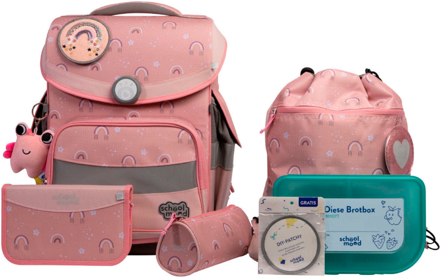 SCHOOL-MOOD® Schulranzen »Timeless Pro«, retroreflektierende Flächen