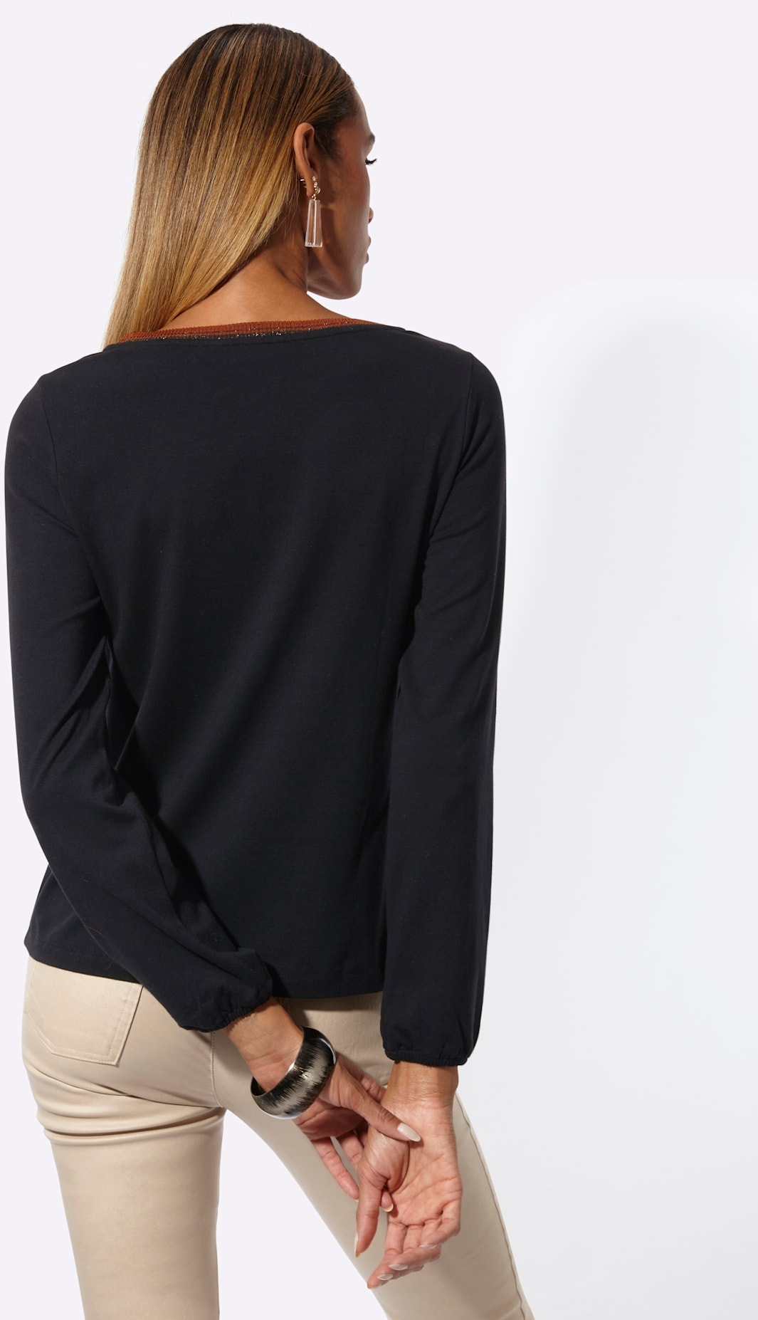 creation L Langarmshirt »Modal-Shirt« 1