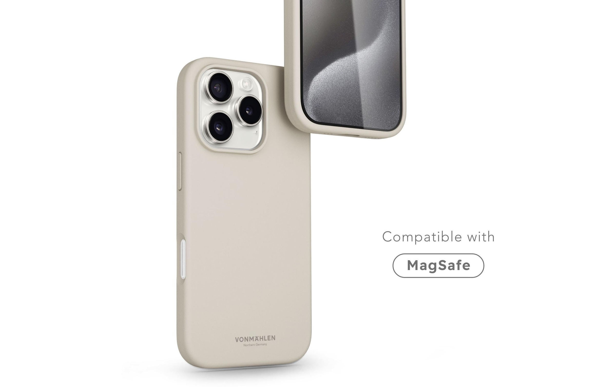 VONMÄHLEN Backcover »Soft Silicone iPhone 16 Pro Max«, Apple iPhone 16 Pro Max