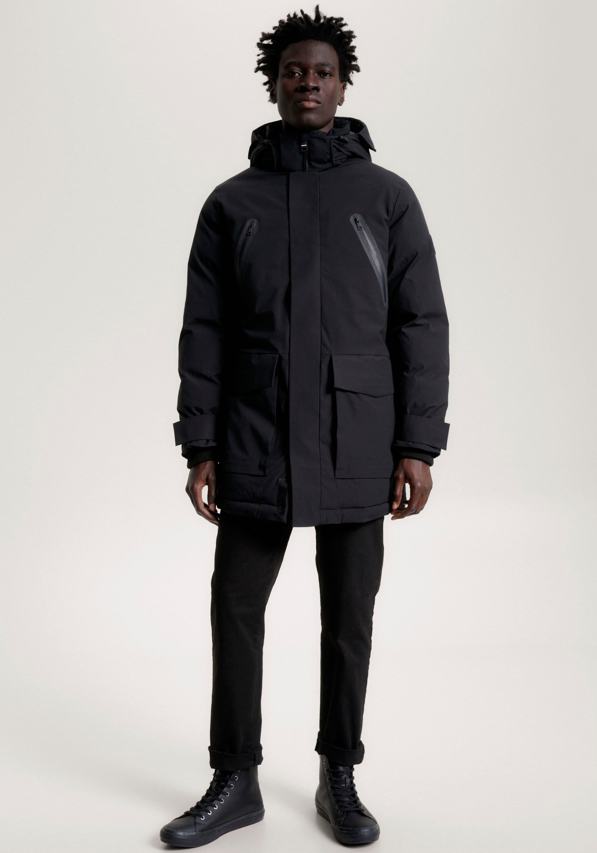 Tommy Hilfiger Funktionsparka »ROCKIE TECH PARKA«, mit Kapuze