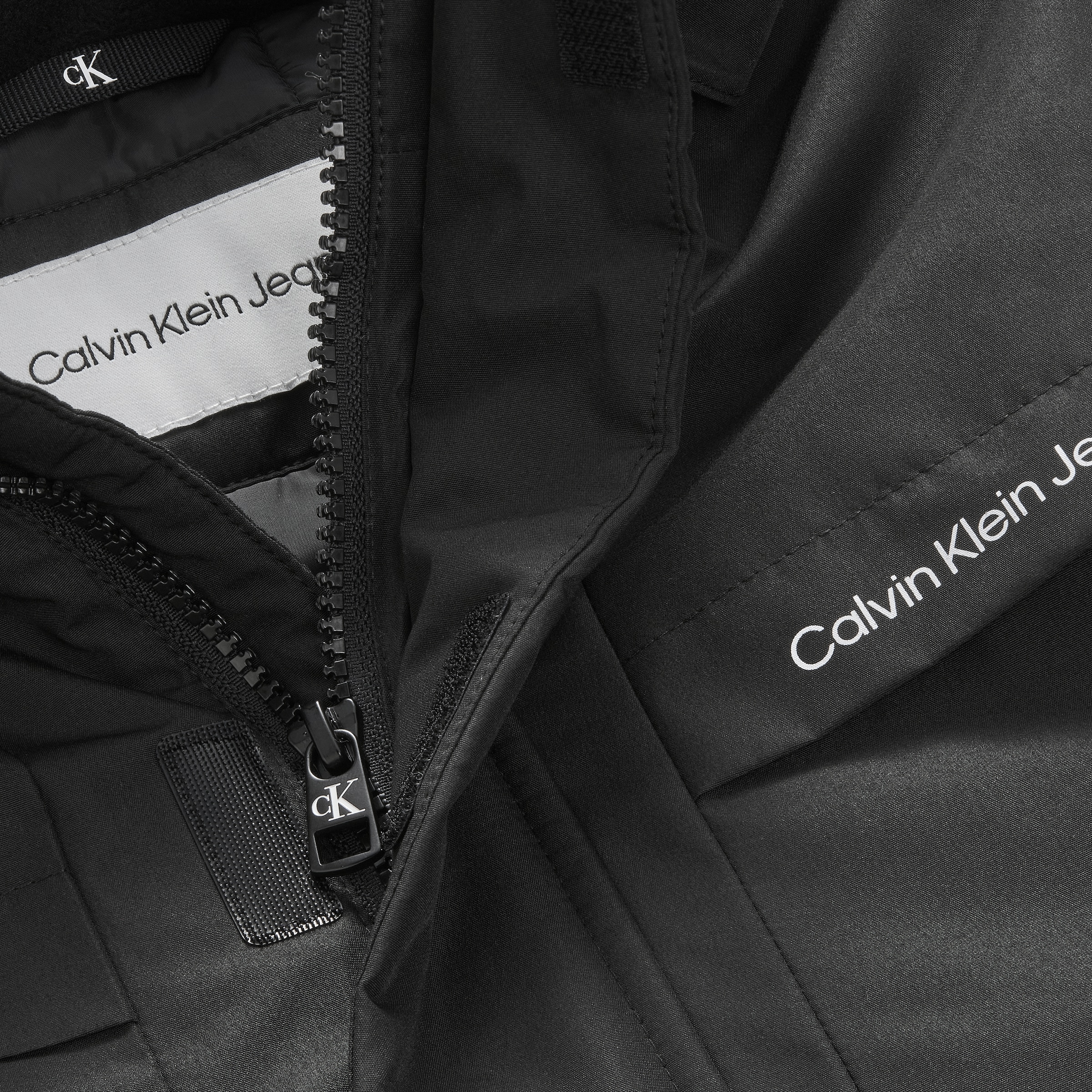Calvin Klein Jeans Parka »BACK TO SCHOOL JACKET«, mit Kapuze, für Kinder bis 16 Jahre mit Logopatch