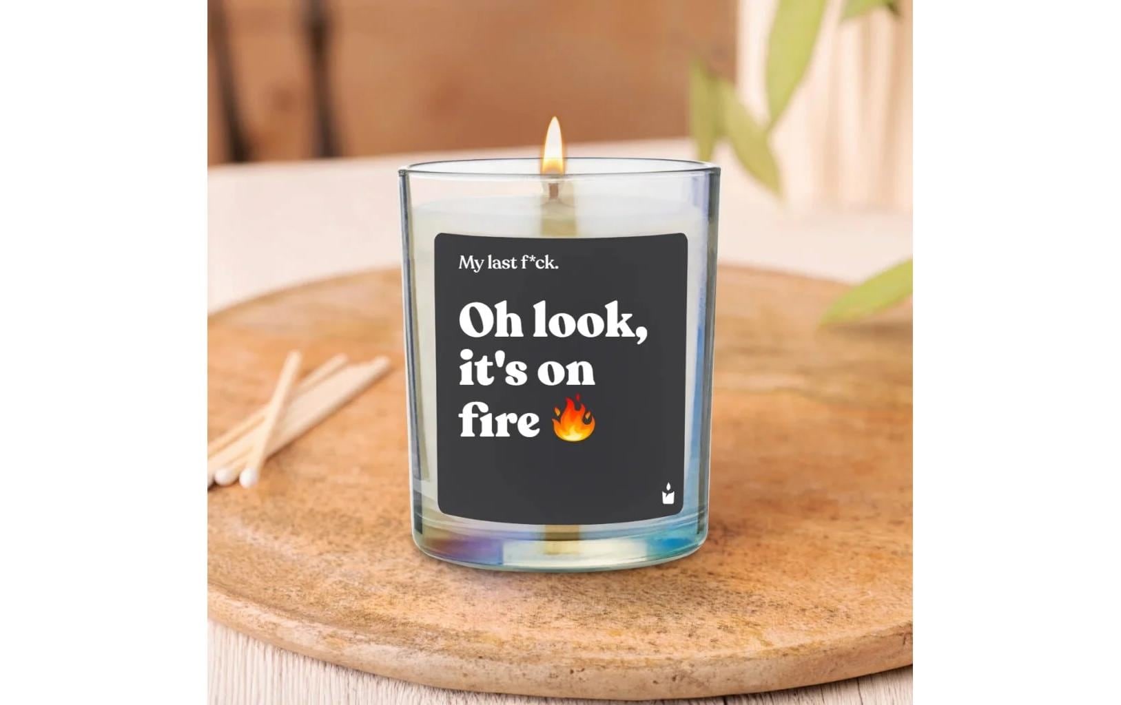   Duftkerze »ChattyCandles Oh look, it's on fire 6,7 x 8 cm«