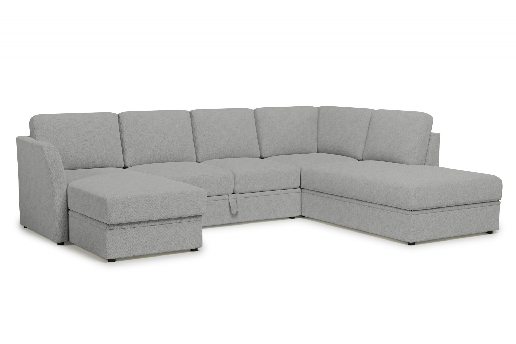 Home affaire Wohnlandschaft »Lavars Schlafsofa« mit Bettfunktion und Stauraum, in zwei verschiedenen Bezugsqualitäten