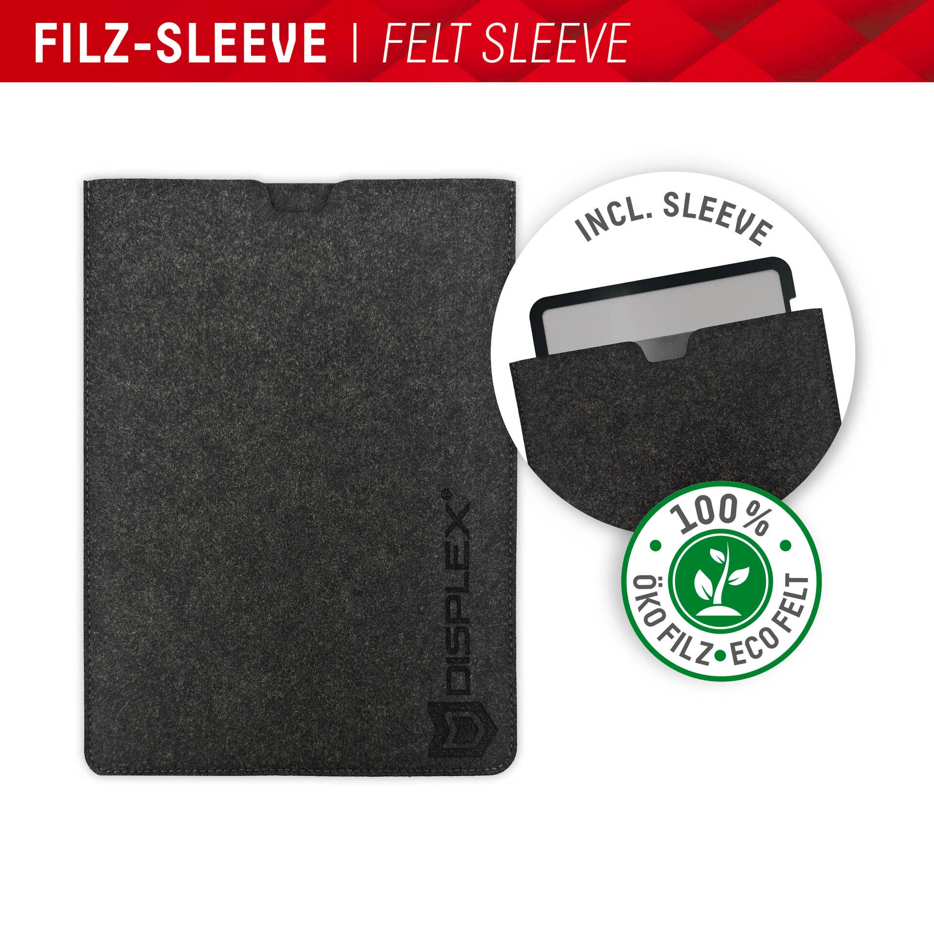 Displex Displayschutzfolie »Tablet Privacy Safe«, für Apple iPad 10,2 (7/8/9 Gen), Blickschutzfolie, Schutzfolie, Bildschirmschutz, kratz- & stossfest