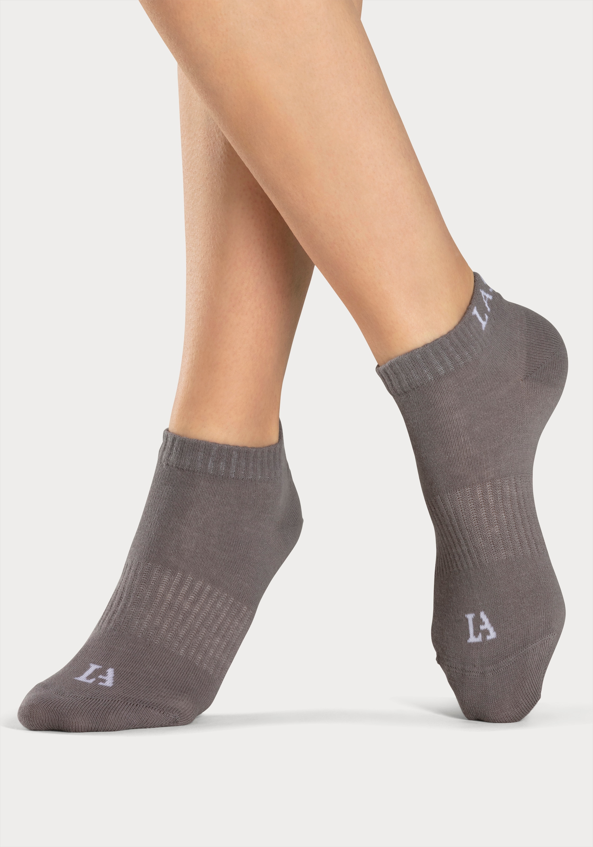 LASCANA ACTIVE Chaussettes de baskets Packung, 6 cuis tlg. mit eingestricktem Marken Logo