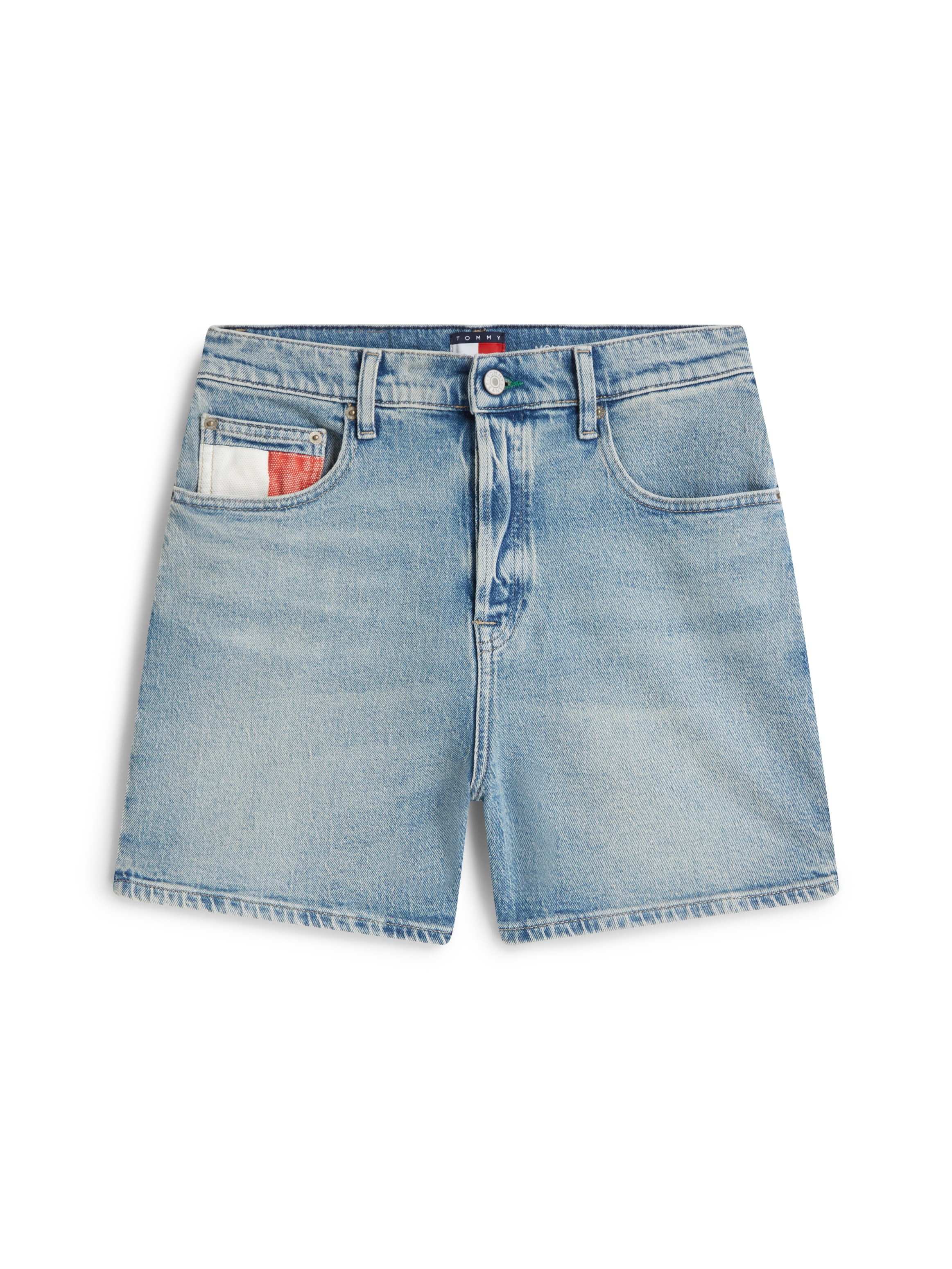 Tommy Jeans Jeansshorts »MOM SHORT RWB CBF CJ6115« Baumwollmischung, Mom Fit, high rise