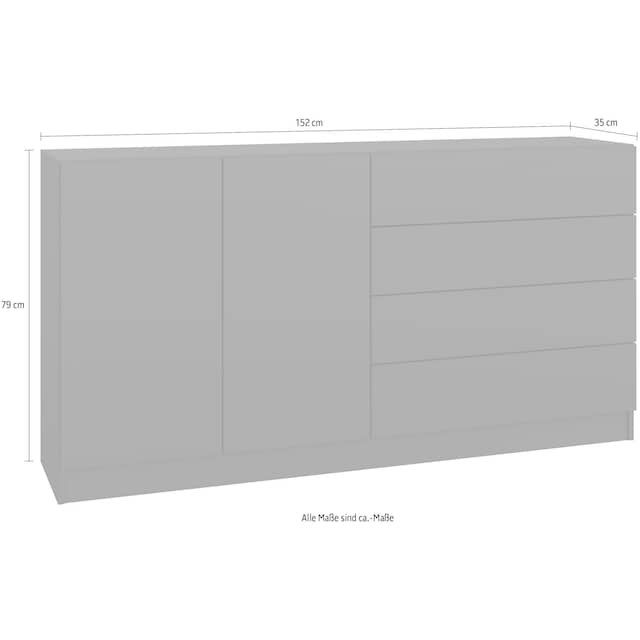 borchardt Möbel Sideboard »Vaasa«, Breite 152 cm bequem kaufen