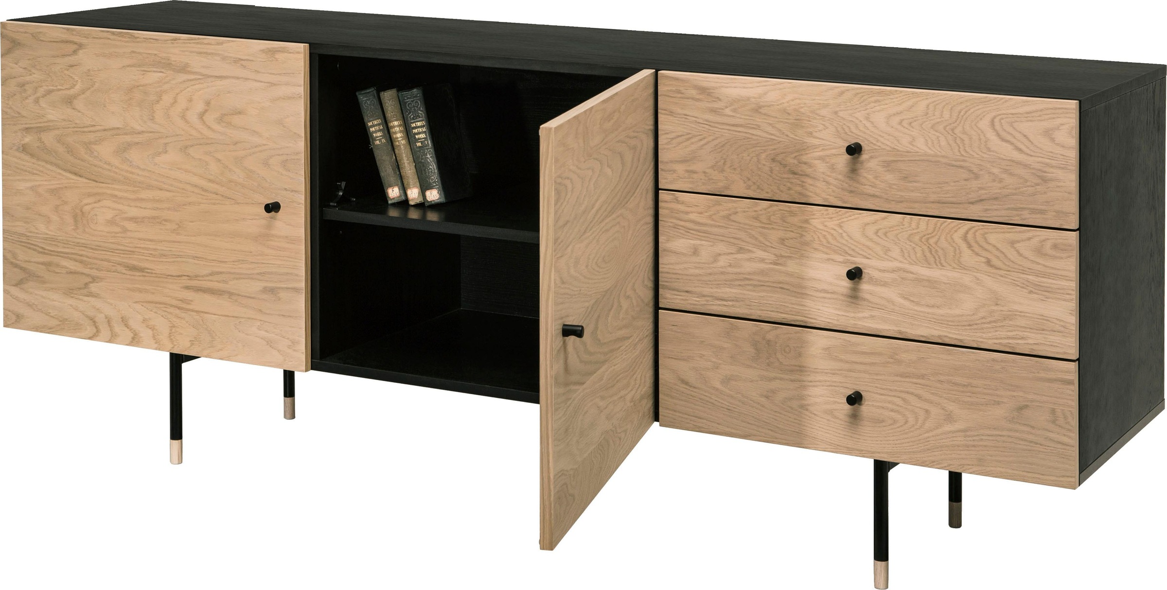 Woodman Sideboard »Jugend Kommode« mit Soft-Close-Funktion, Breite 180 cm, FSC®