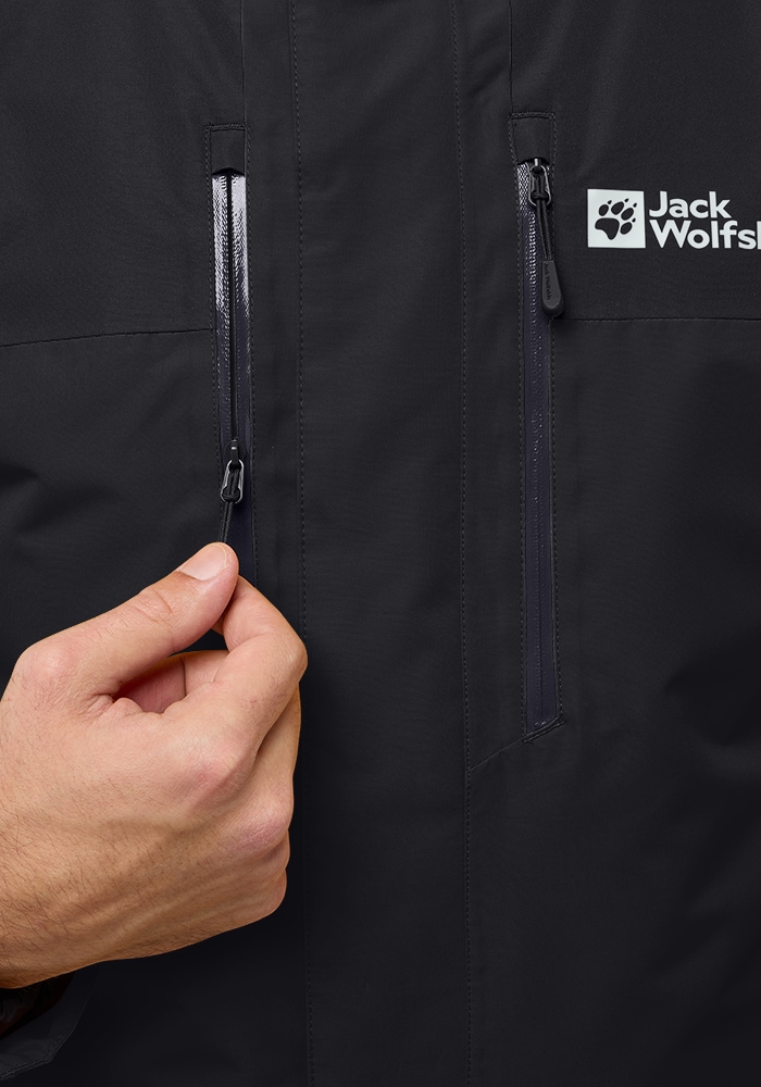 Jack Wolfskin 3-in-1-Funktionsjacke »JASPER 3IN1 JKT M«, mit Kapuze