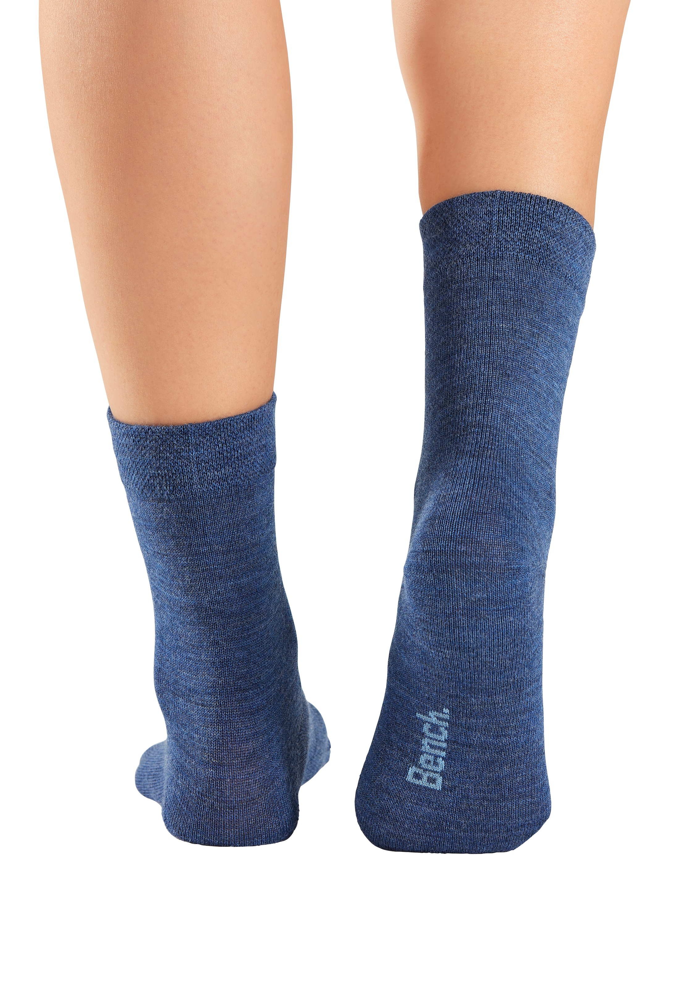 Bench. Socken, (Packung, 3 Paar), Damensocken aus flauschigem Material mit wärmender Wolle