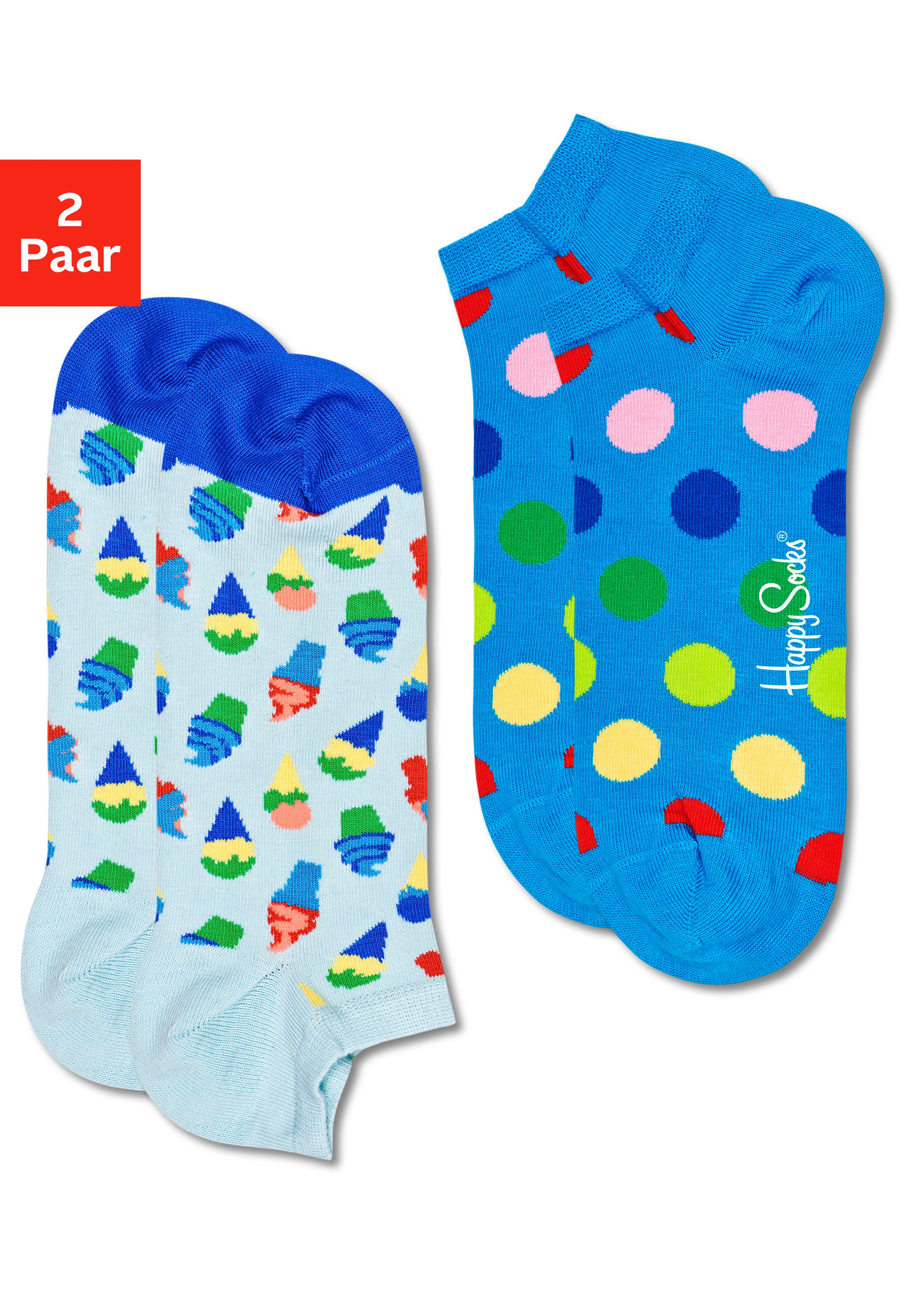 Image of Happy Socks Sneakersocken »Ice Cream«, (2 Paar), mit lustigen Eismotiven bei Ackermann Versand Schweiz