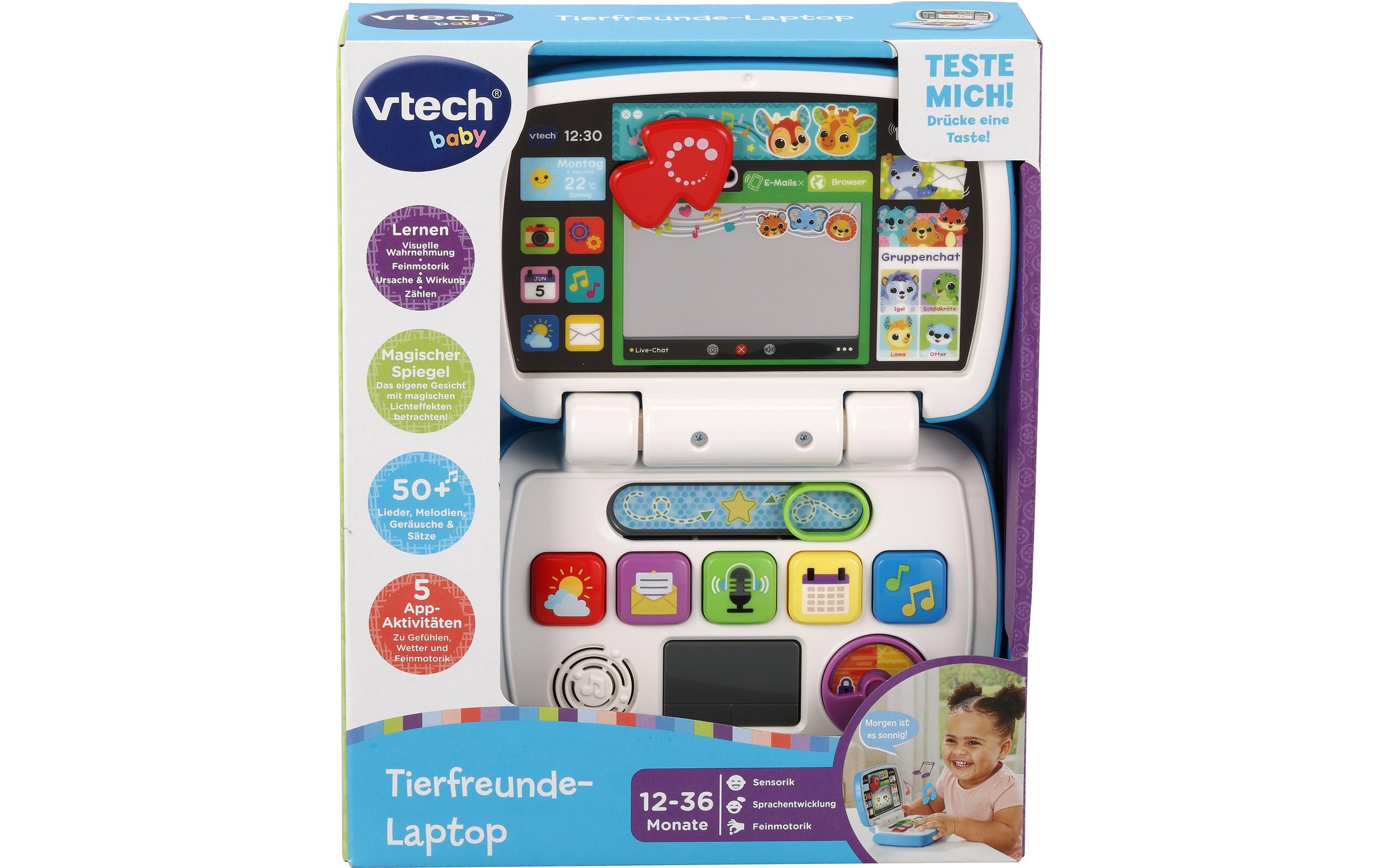 Vtech® Lernspielzeug »Tierfreunde-Laptop«
